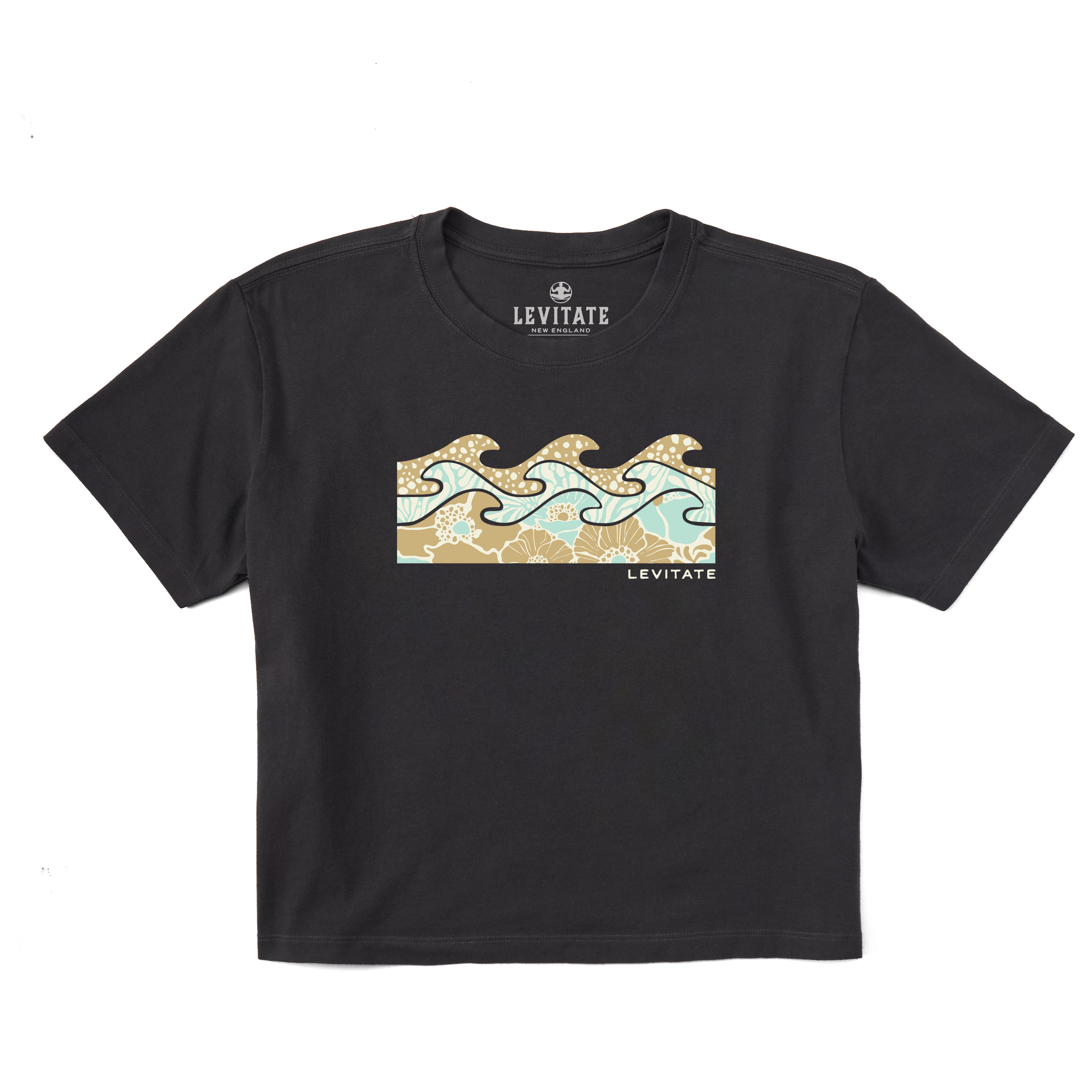 Women's Kelpy Floral Short Sleeve Premium Tee - Levitate