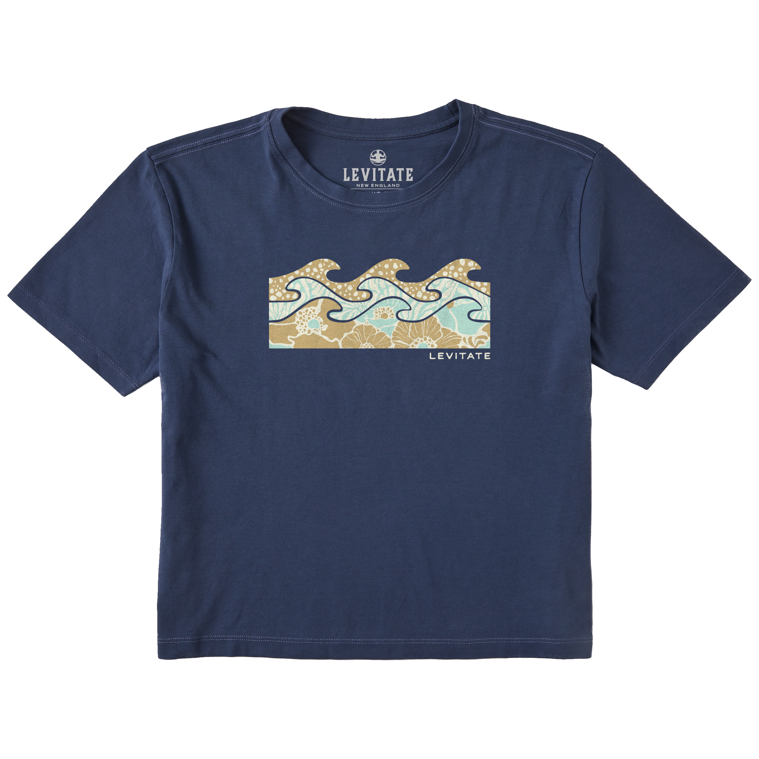 Women's Kelpy Floral Short Sleeve Premium Tee - Levitate
