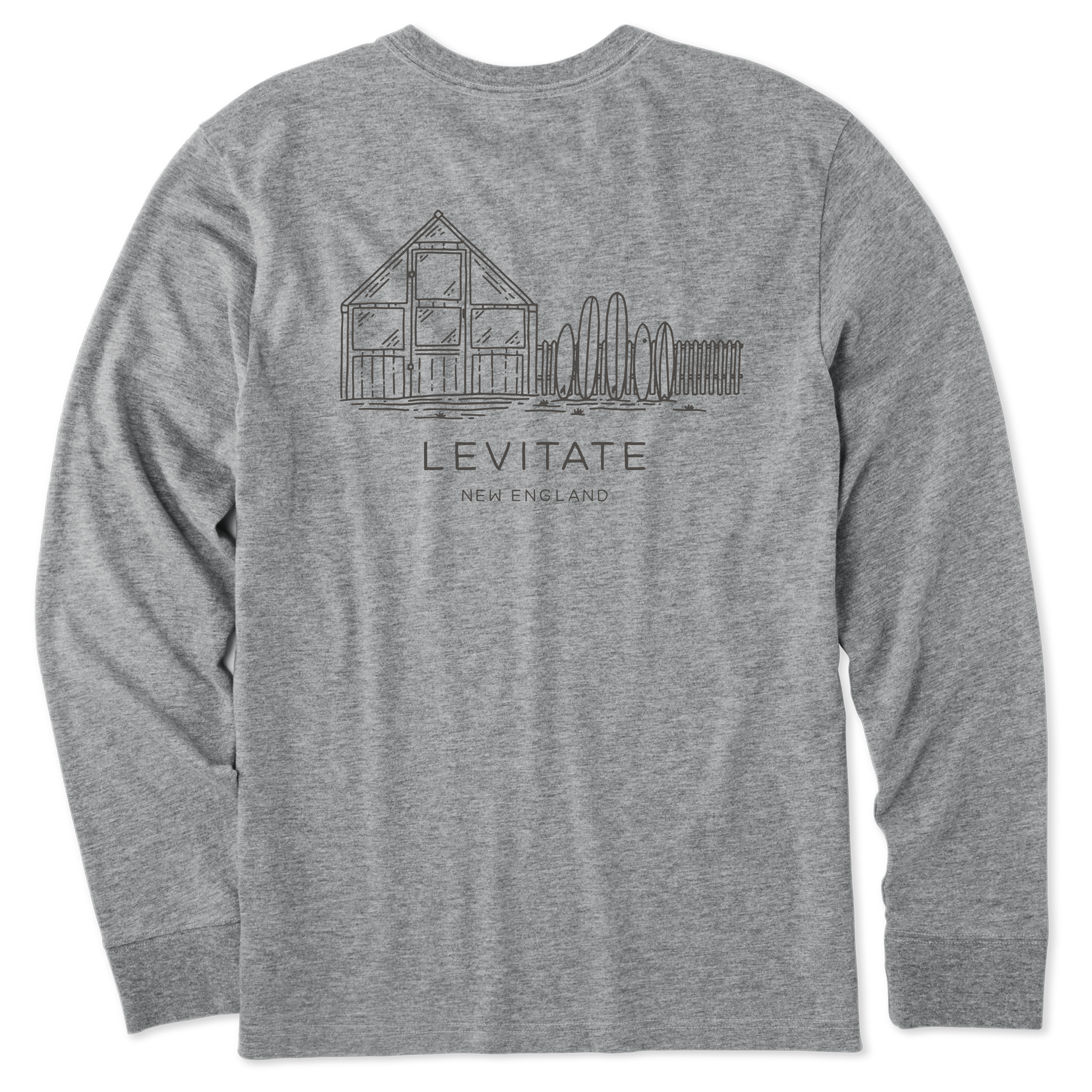 Men's Greenhouse Long Sleeve Premium Tee - Levitate