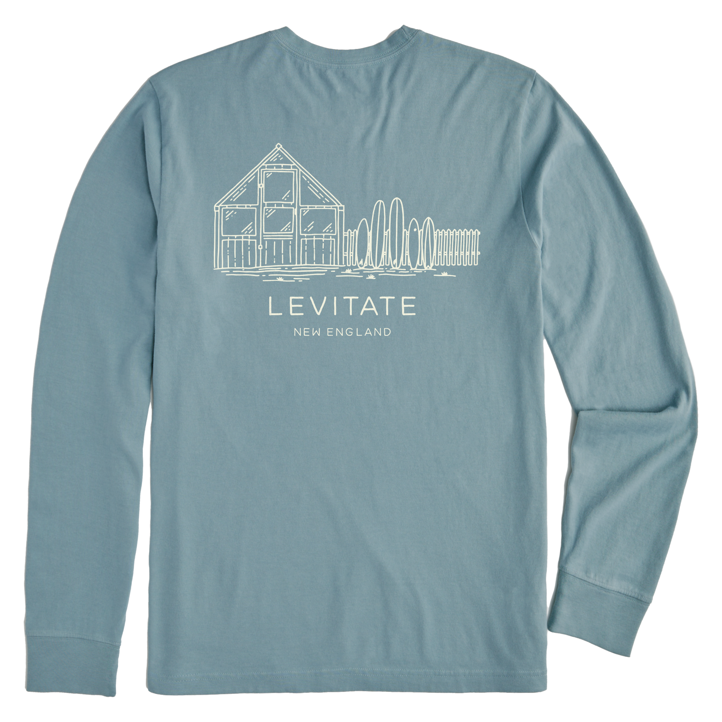 Men's Greenhouse Long Sleeve Premium Tee - Levitate