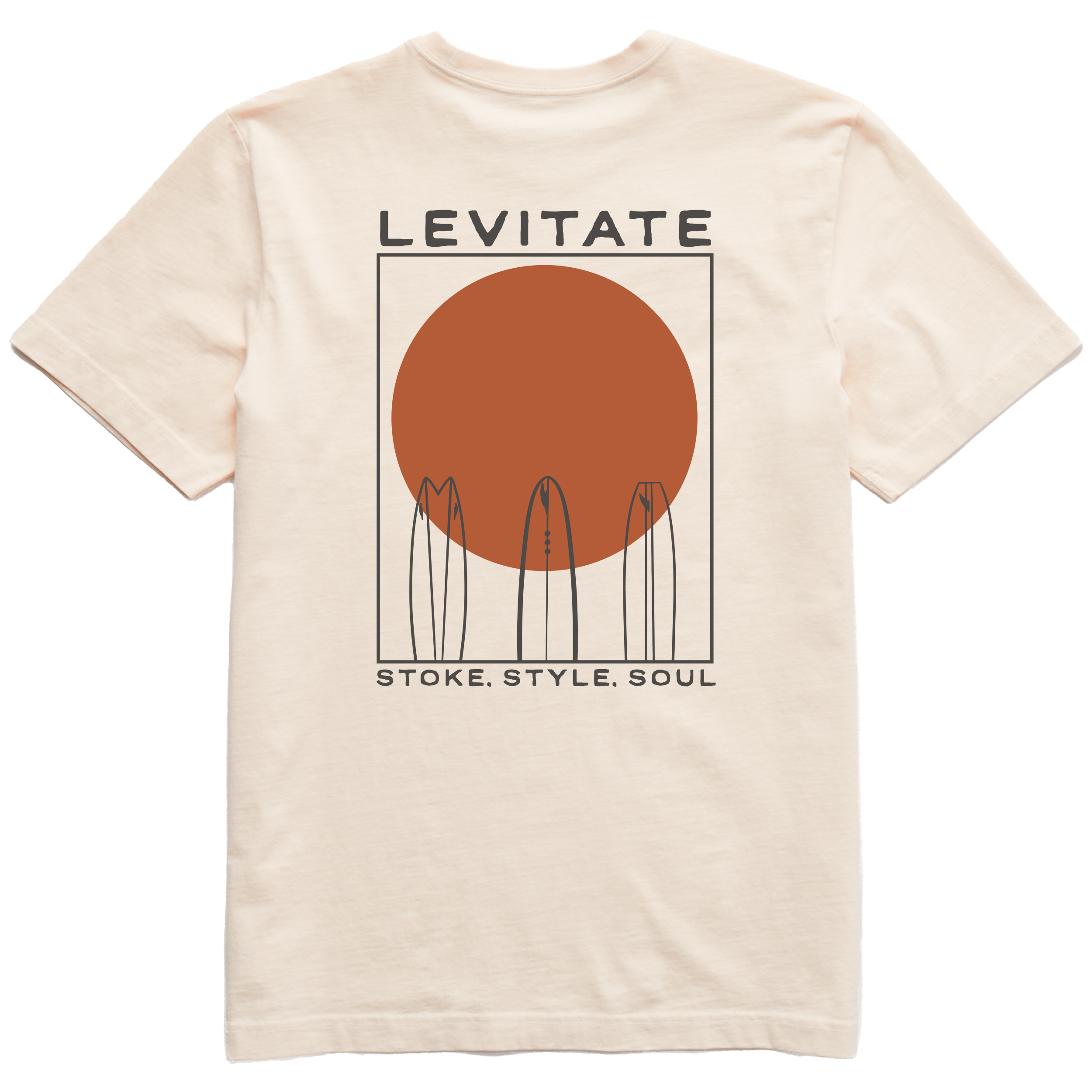 Men's Quiver Surf Short Sleeve Premium Tee - Levitate
