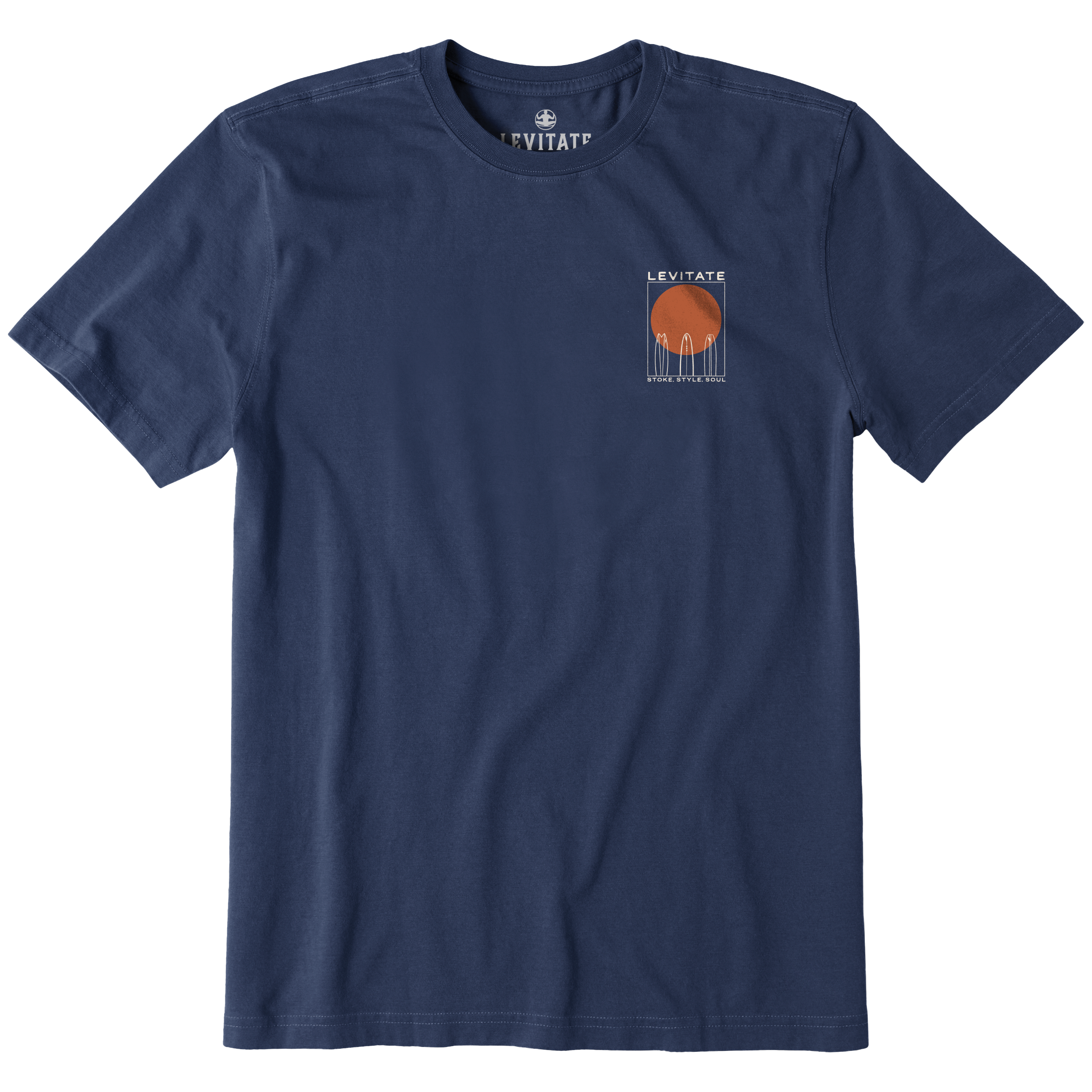 Men's Quiver Surf Short Sleeve Premium Tee - Levitate