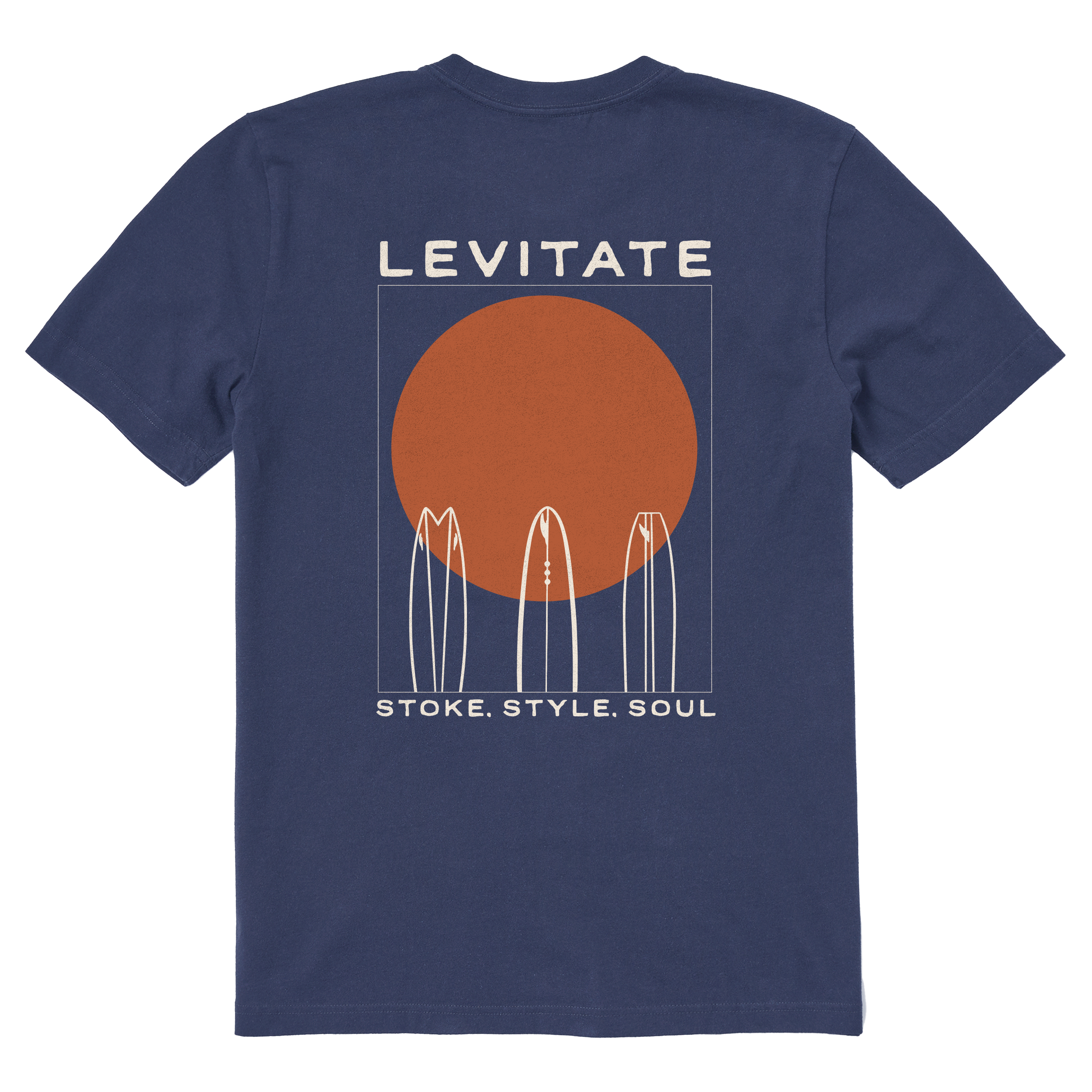 Men's Quiver Surf Short Sleeve Premium Tee - Levitate