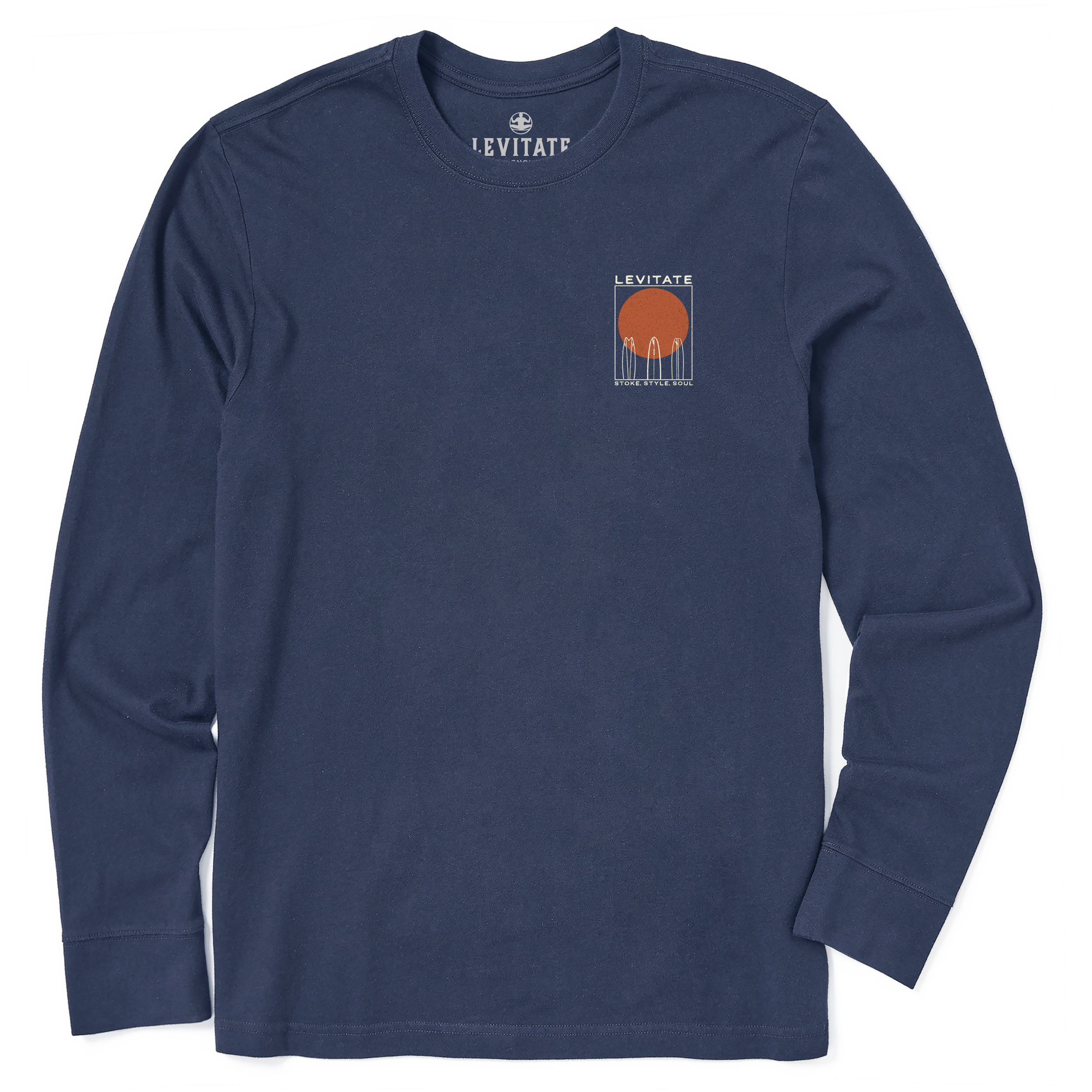 Men's Quiver Surf Long Sleeve Premium Tee - Levitate