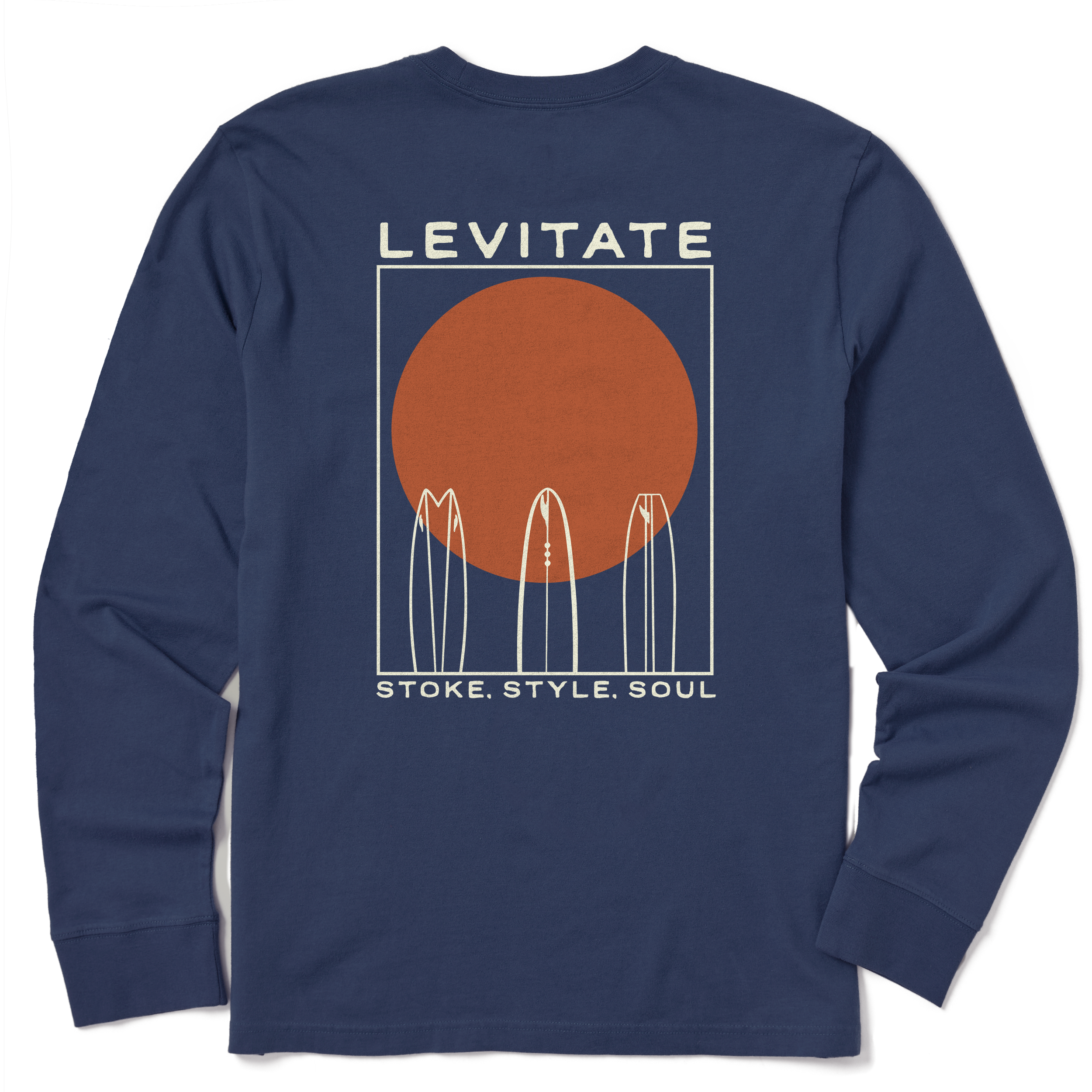 Men's Quiver Surf Long Sleeve Premium Tee - Levitate