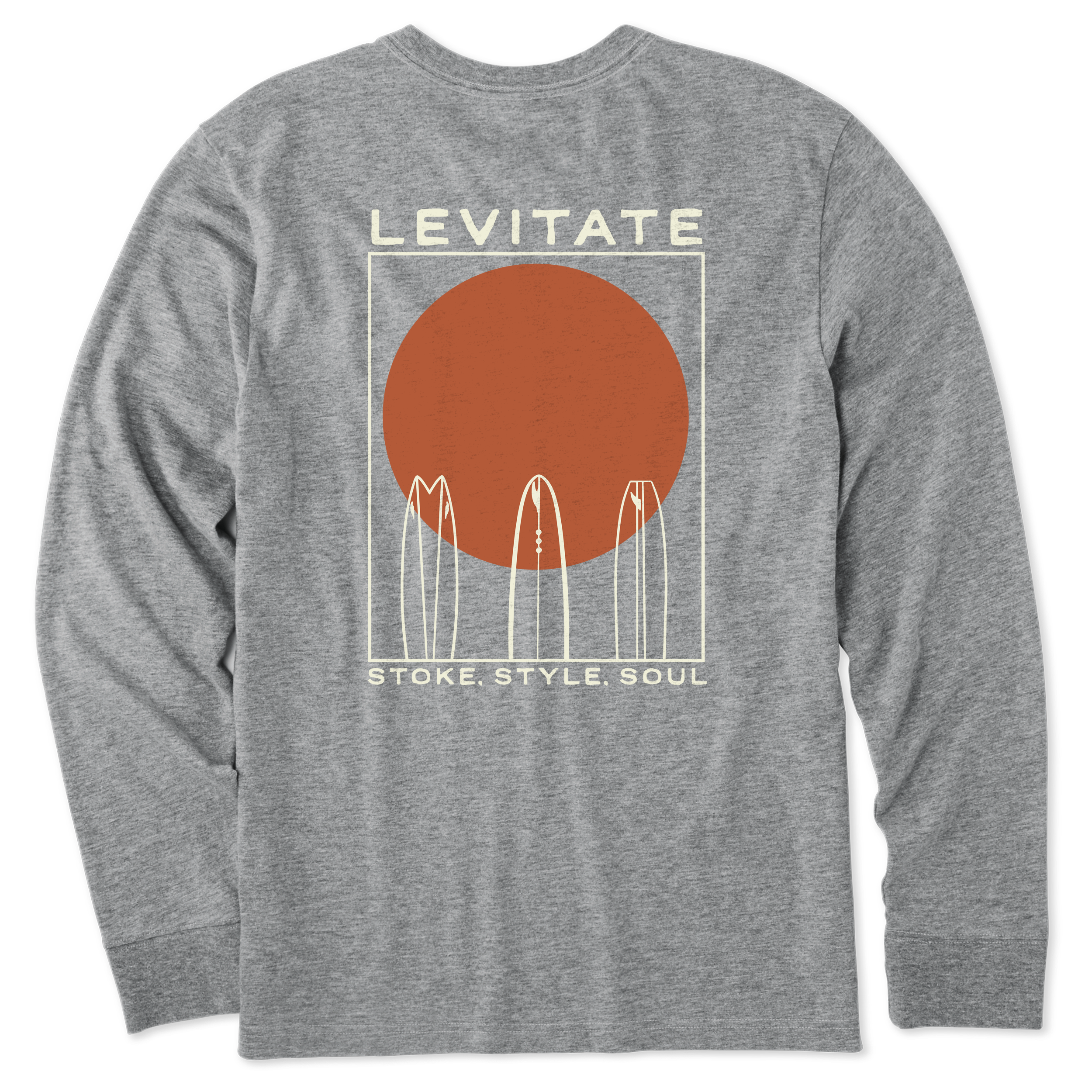 Men's Quiver Surf Long Sleeve Premium Tee - Levitate