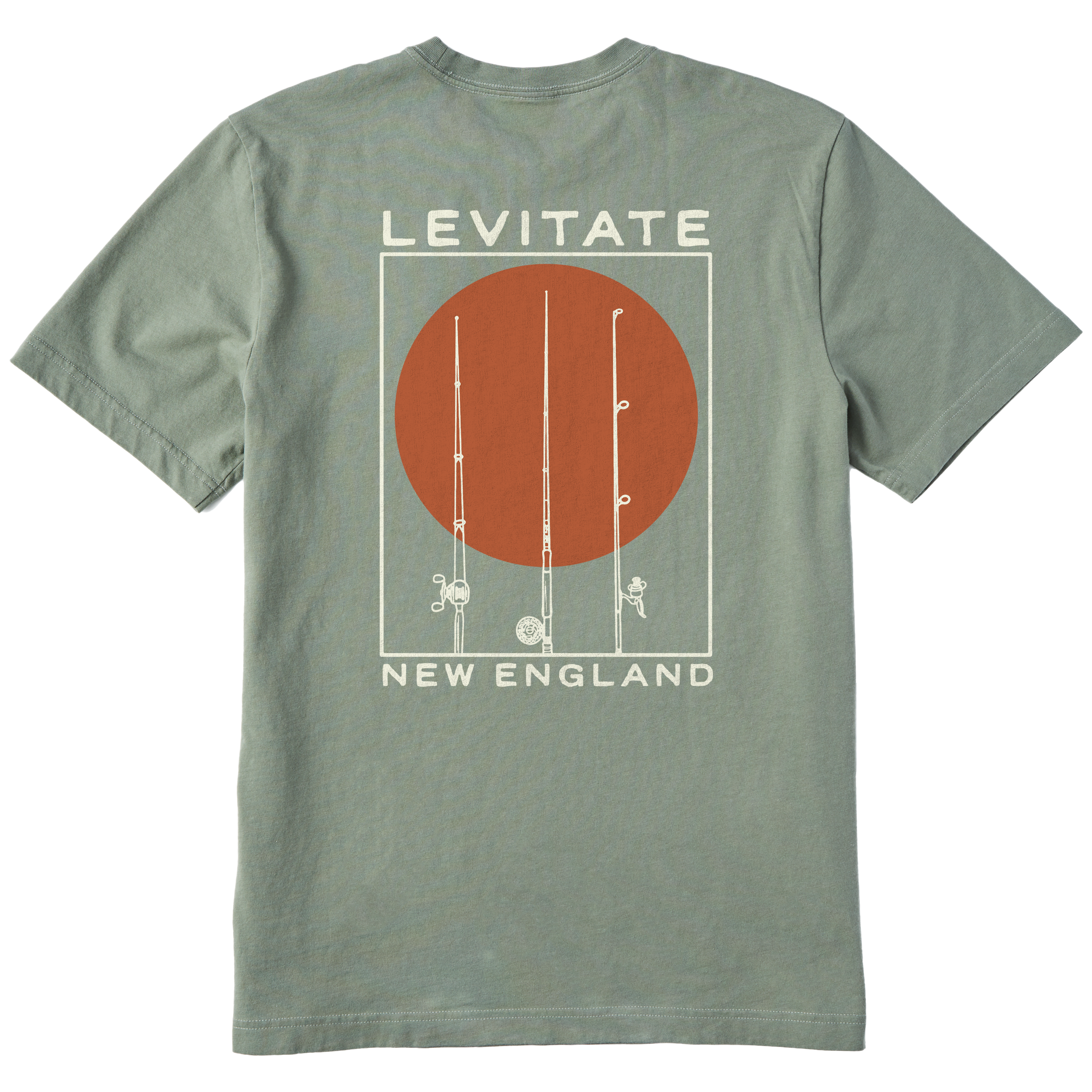Men's Quiver Fish Short Sleeve Premium Tee - Levitate