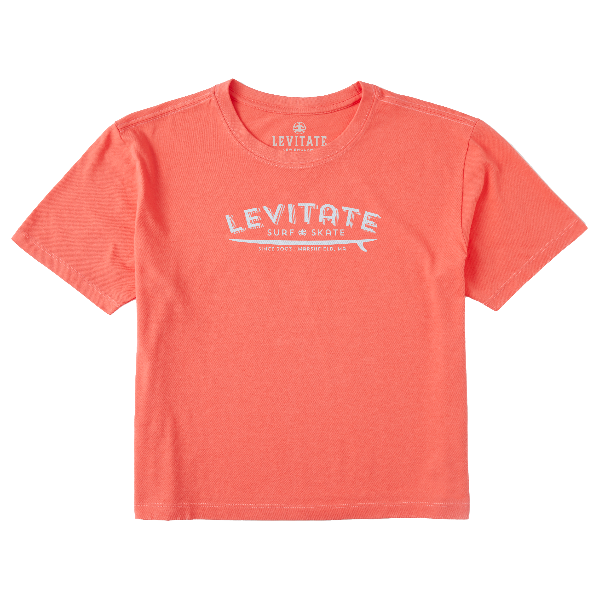 Women's Longboard Short Sleeve Premium Tee - Levitate