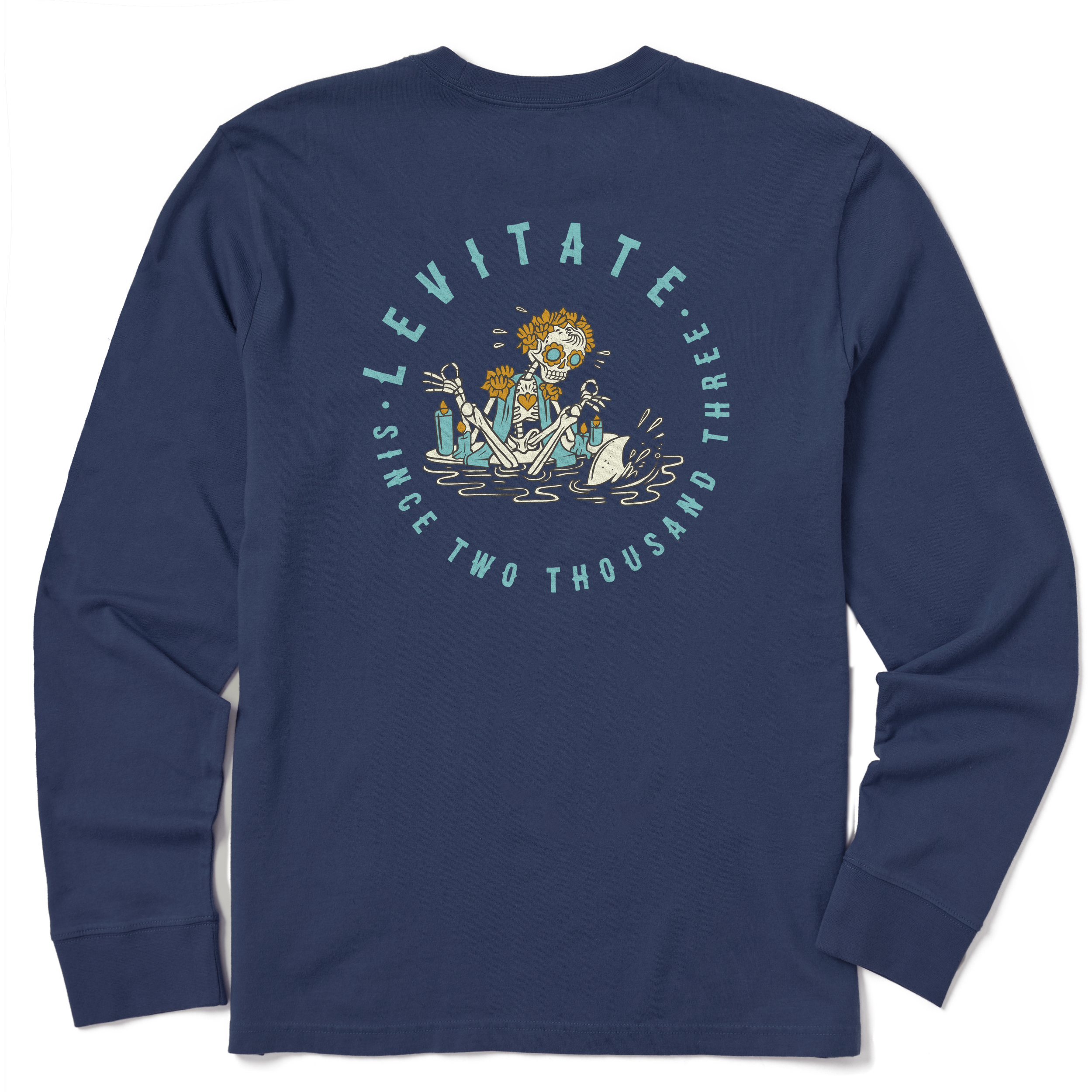 Men's Los Muertos Long Sleeve Premium Tee - Levitate