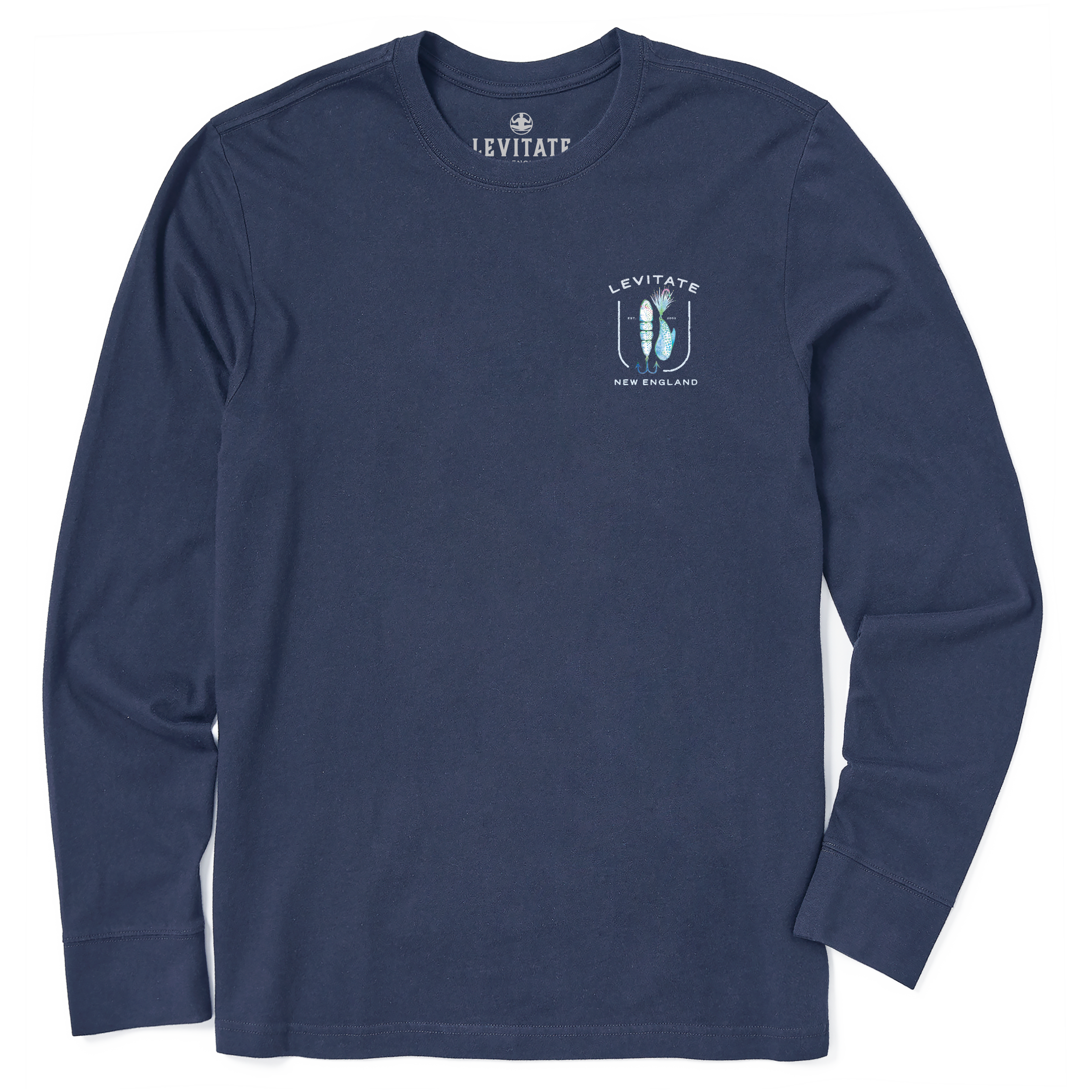 Men's Lured In Long Sleeve Premium Tee - Levitate