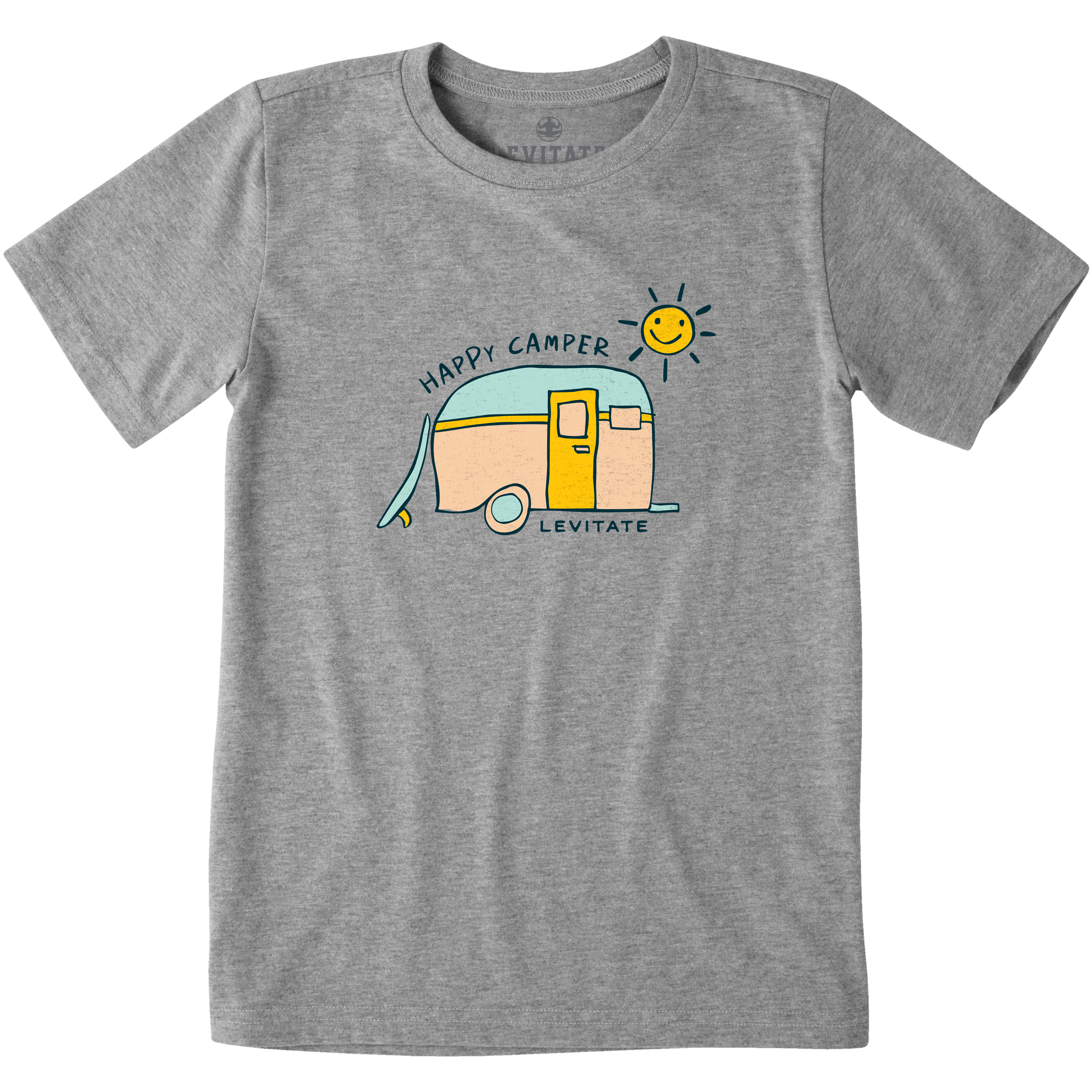 Kid's Happy Camper Short Sleeve Premium Tee - Levitate