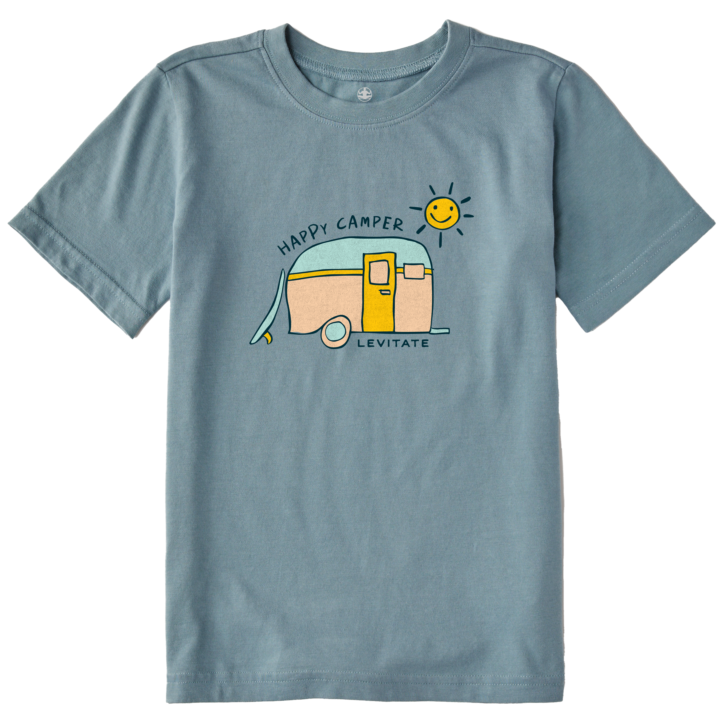 Kid's Happy Camper Short Sleeve Premium Tee - Levitate