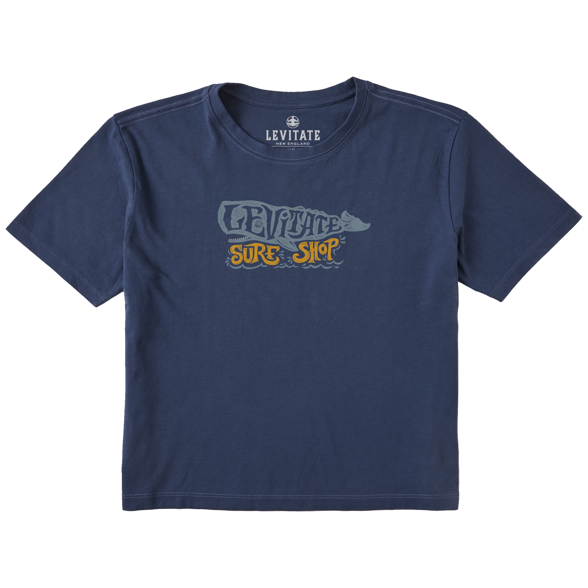 Women's Nantucket Whale Short Sleeve Premium Tee - Levitate