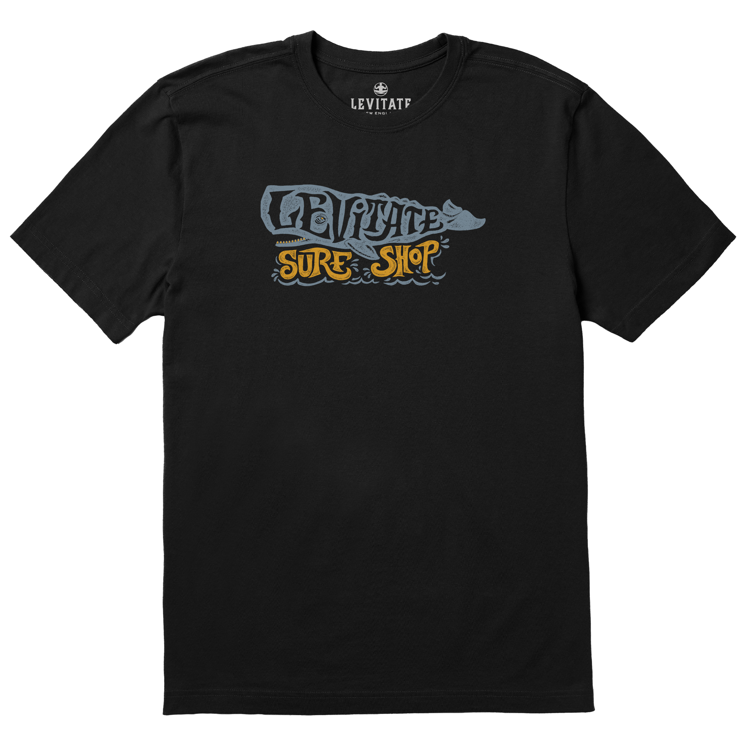 Men's Nantucket Whale Short Sleeve Premium Tee - Levitate