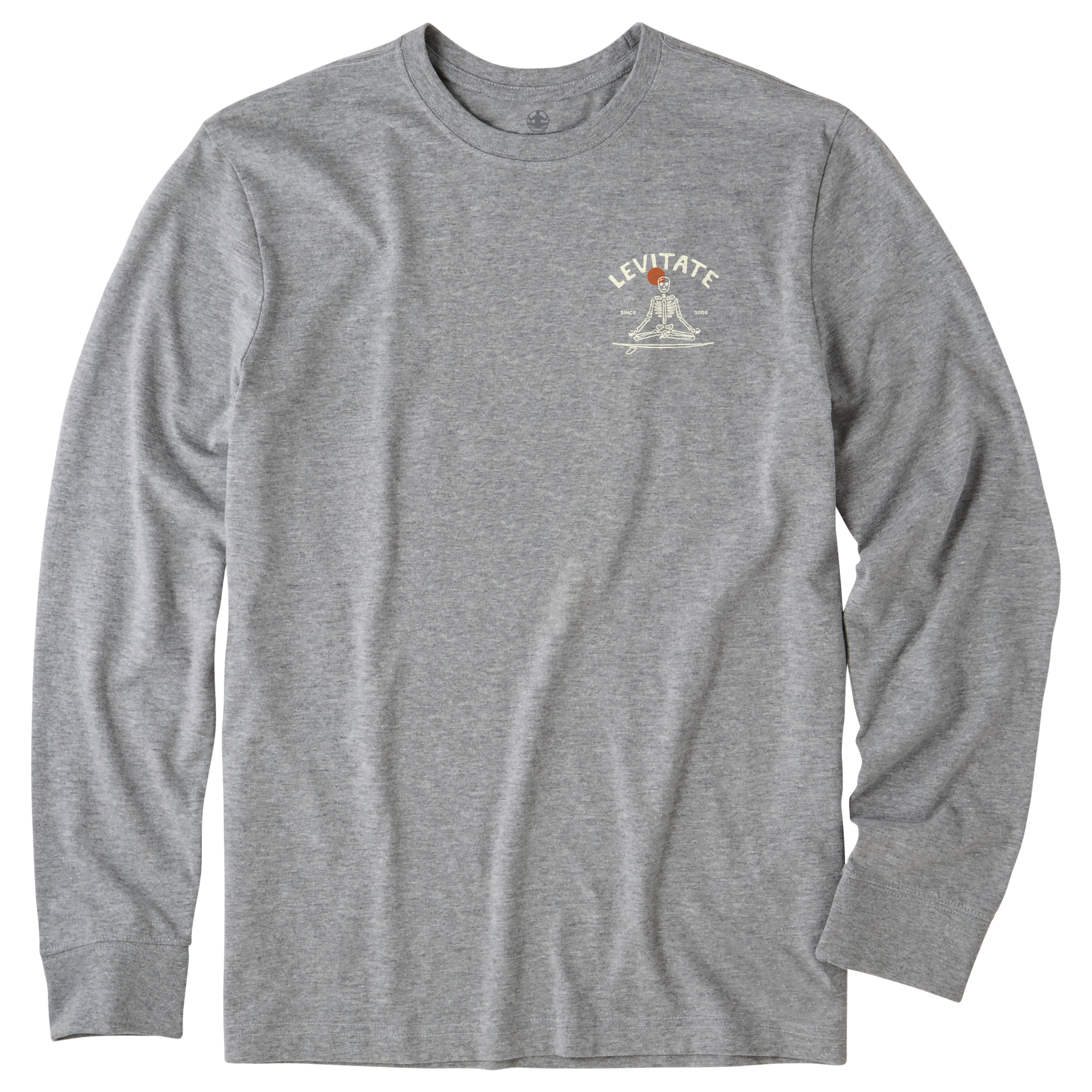 Men's Meditate Your Day Long Sleeve Premium Tee - Levitate