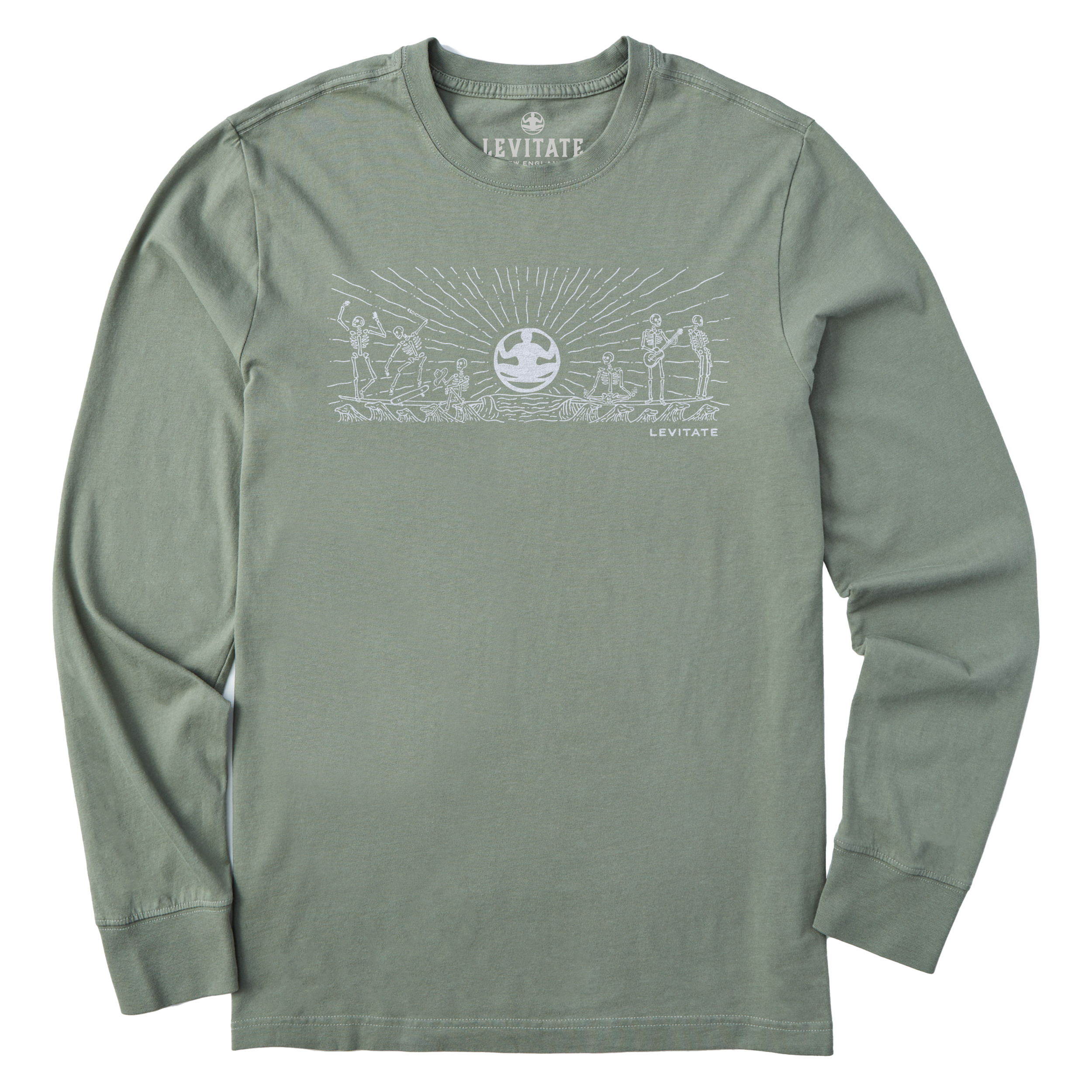 Men's Levitate Your Day Long Sleeve Premium Tee - Levitate