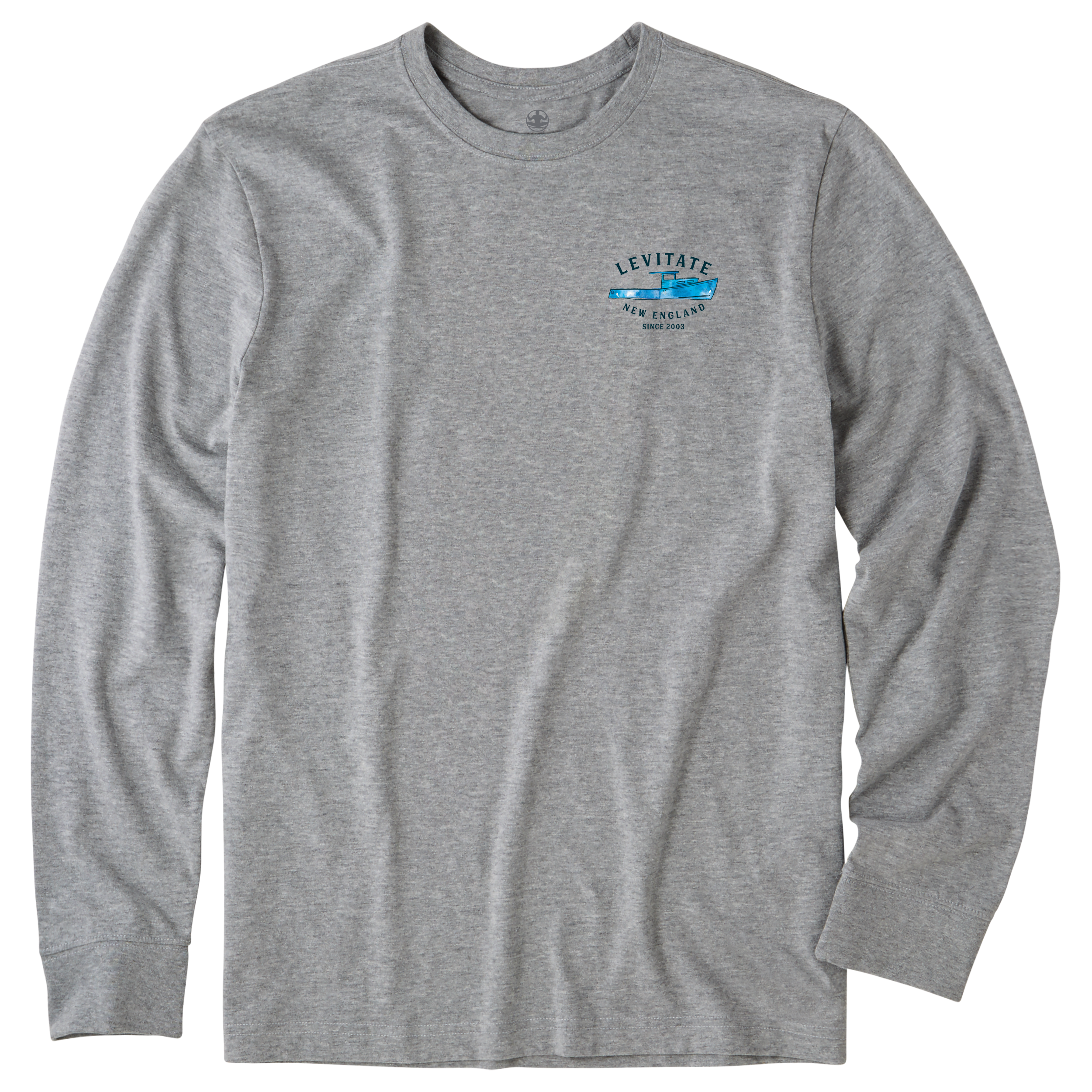 Men's Trippy Trawler Long Sleeve Premium Tee - Levitate