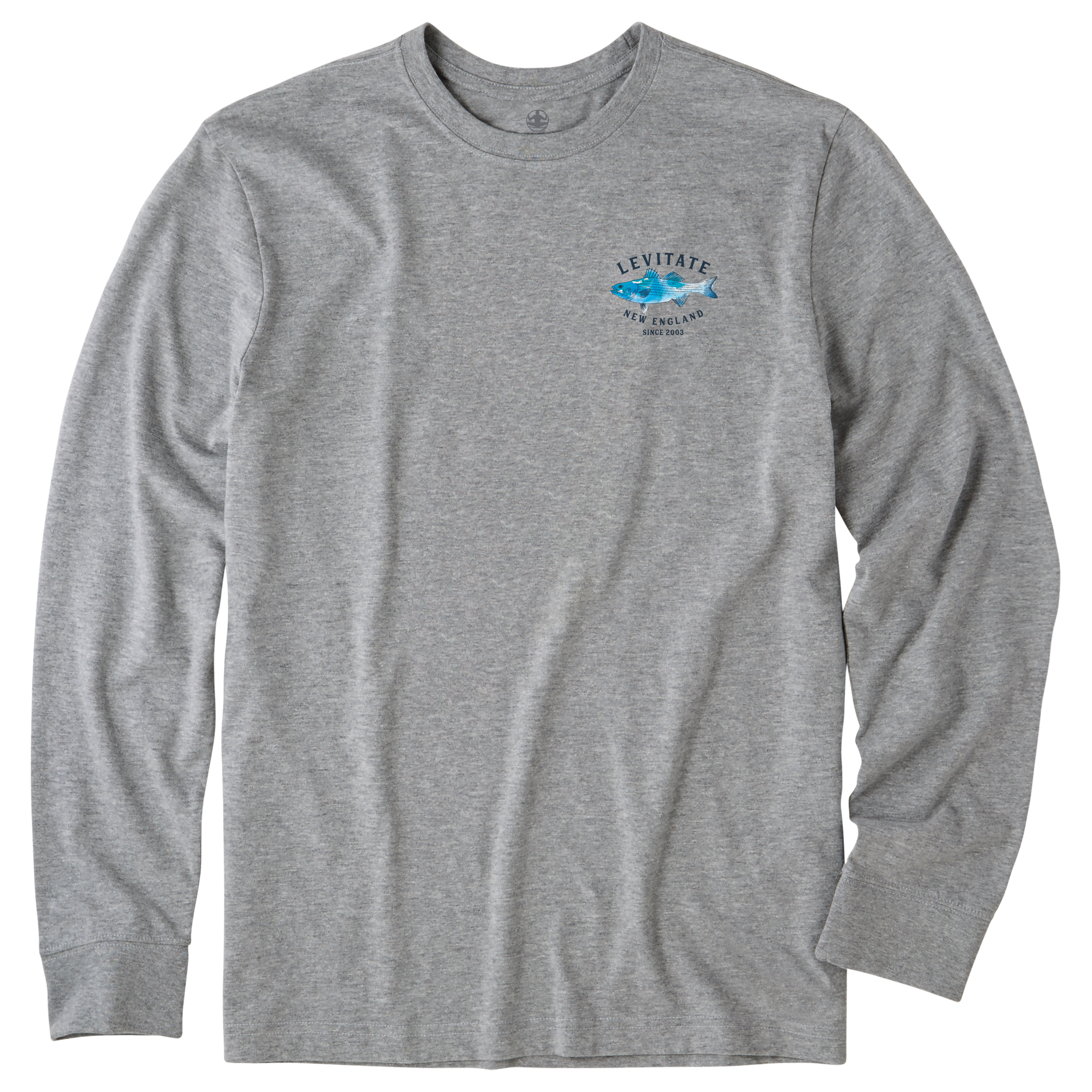 Men's Trippy Fish Long Sleeve Premium Tee - Levitate