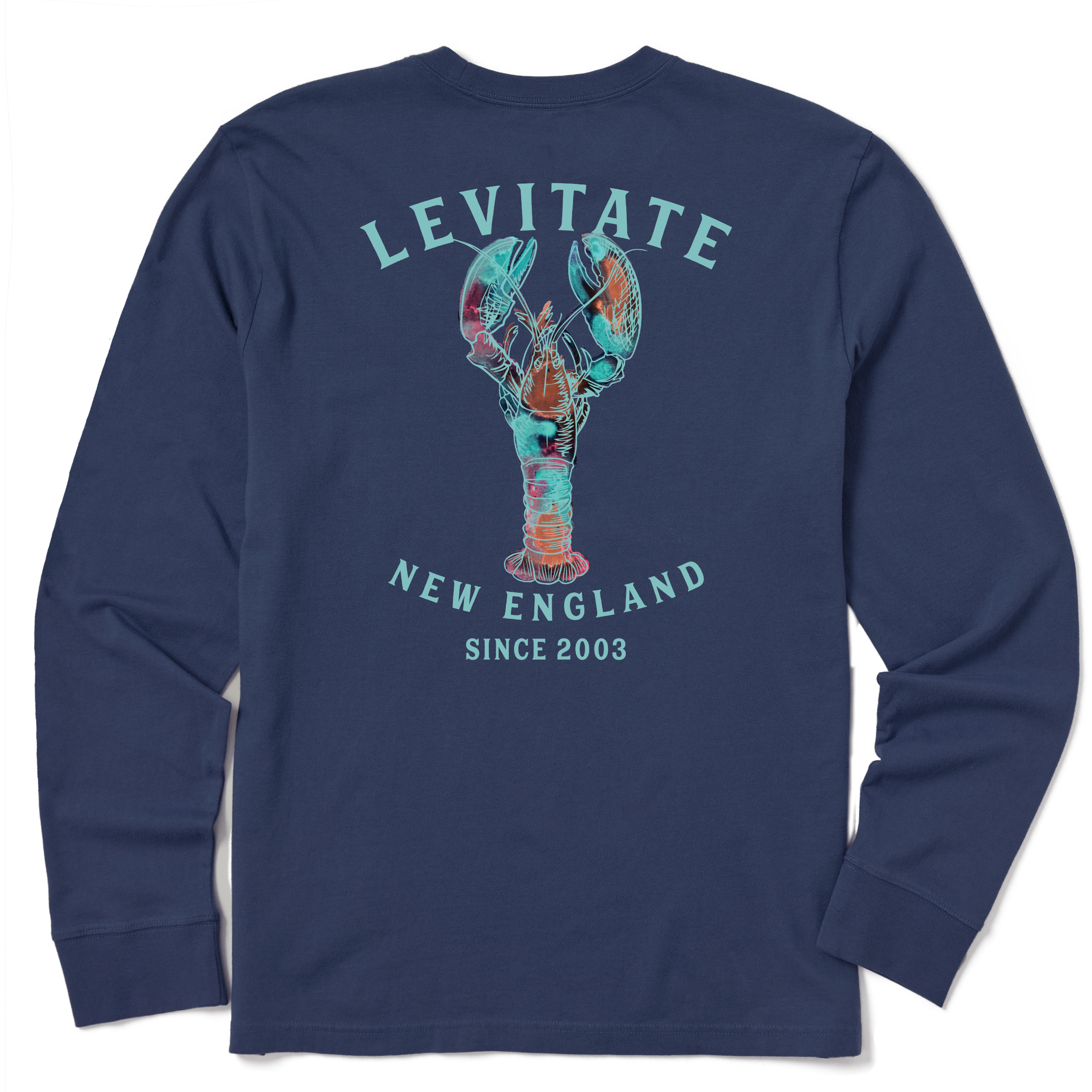 Men's Trippy Lobster Long Sleeve Premium Tee - Levitate