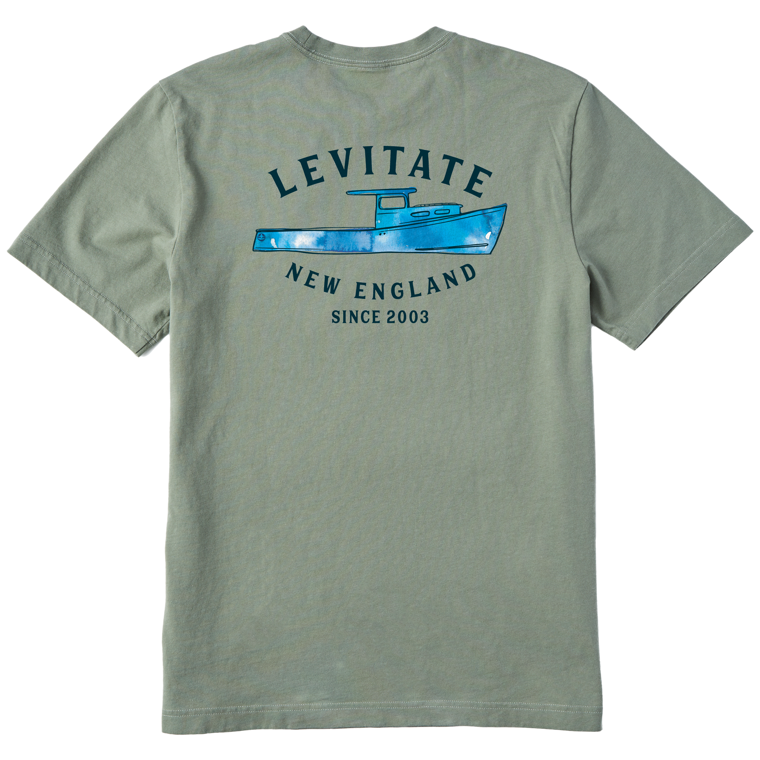 Men's Trippy Trawler Short Sleeve Premium Tee - Levitate