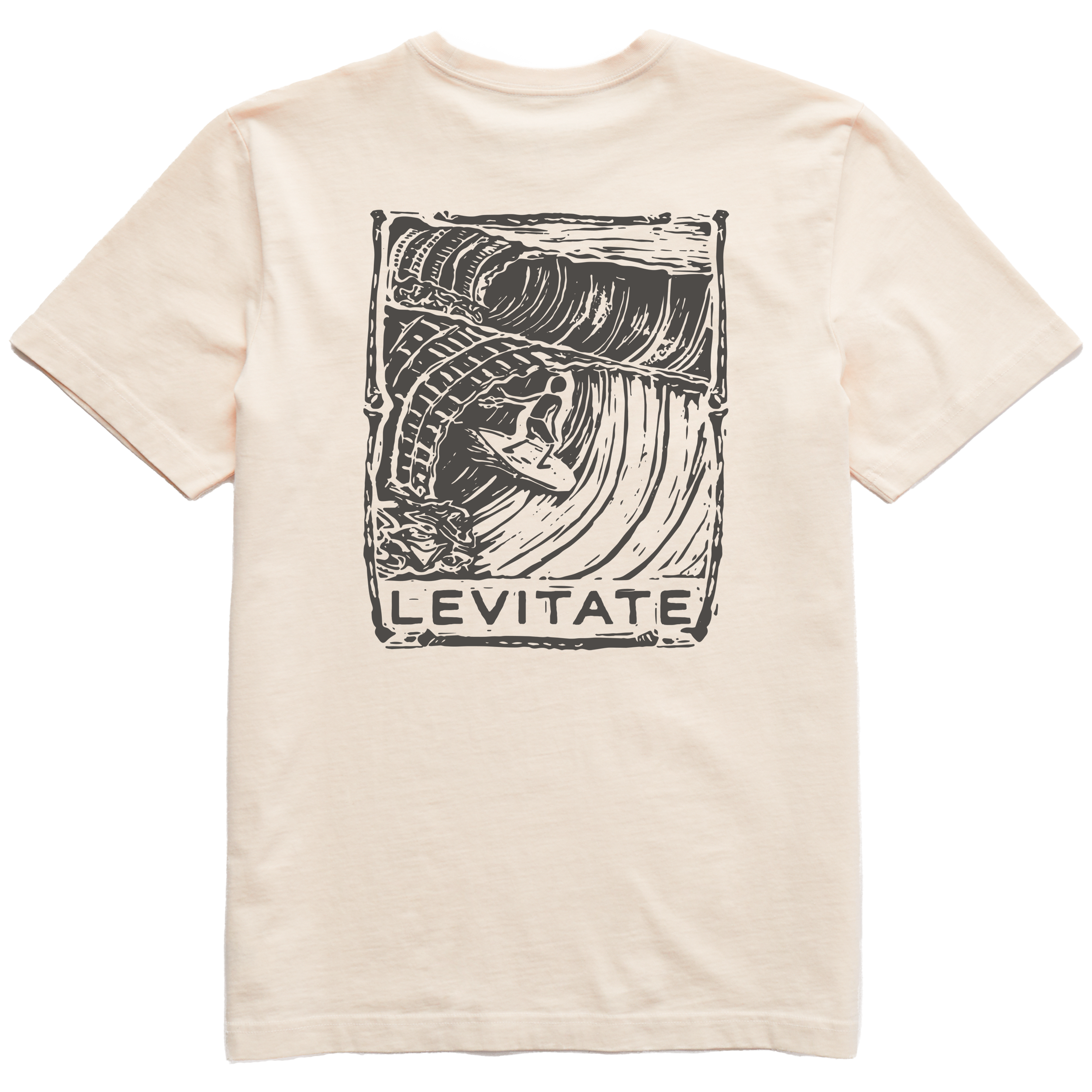 Men's Surf Bones Short Sleeve Premium Tee - Levitate