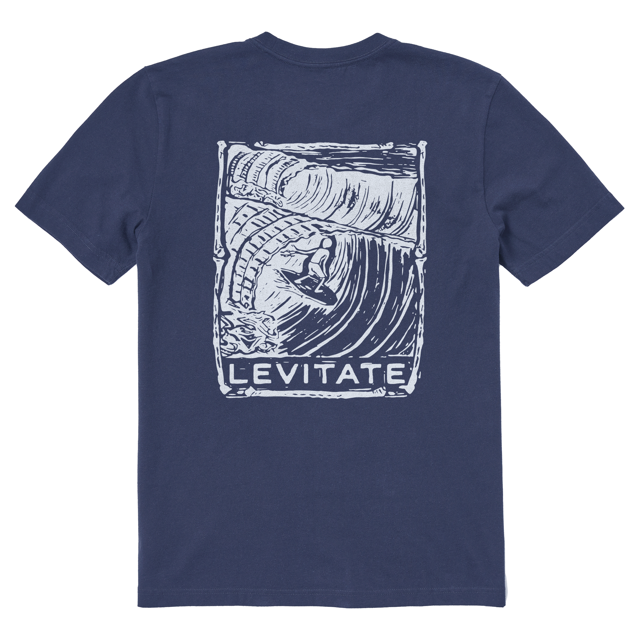 Men's Surf Bones Short Sleeve Premium Tee - Levitate