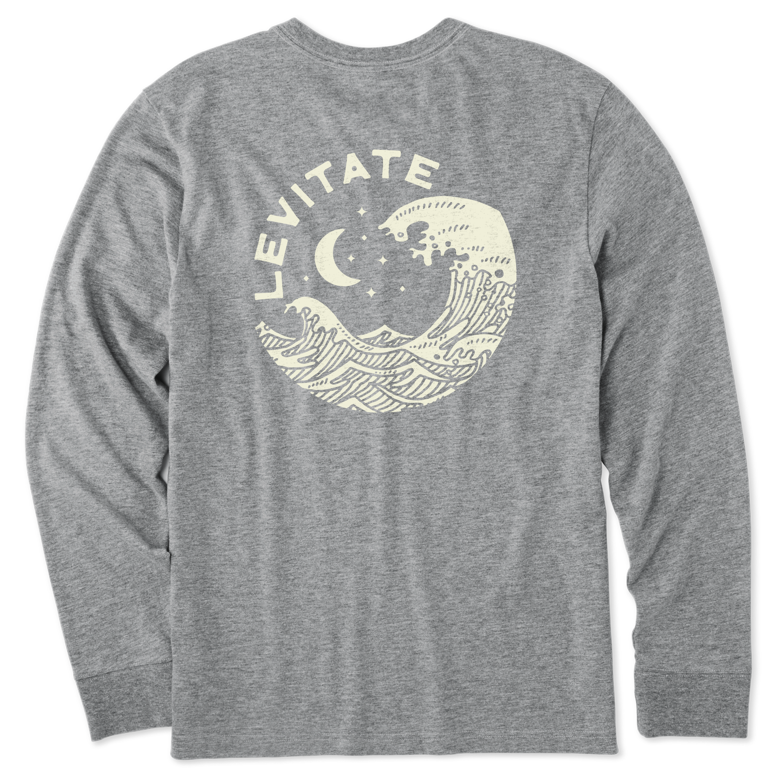 Men's Starry Night Long Sleeve Premium Tee - Levitate