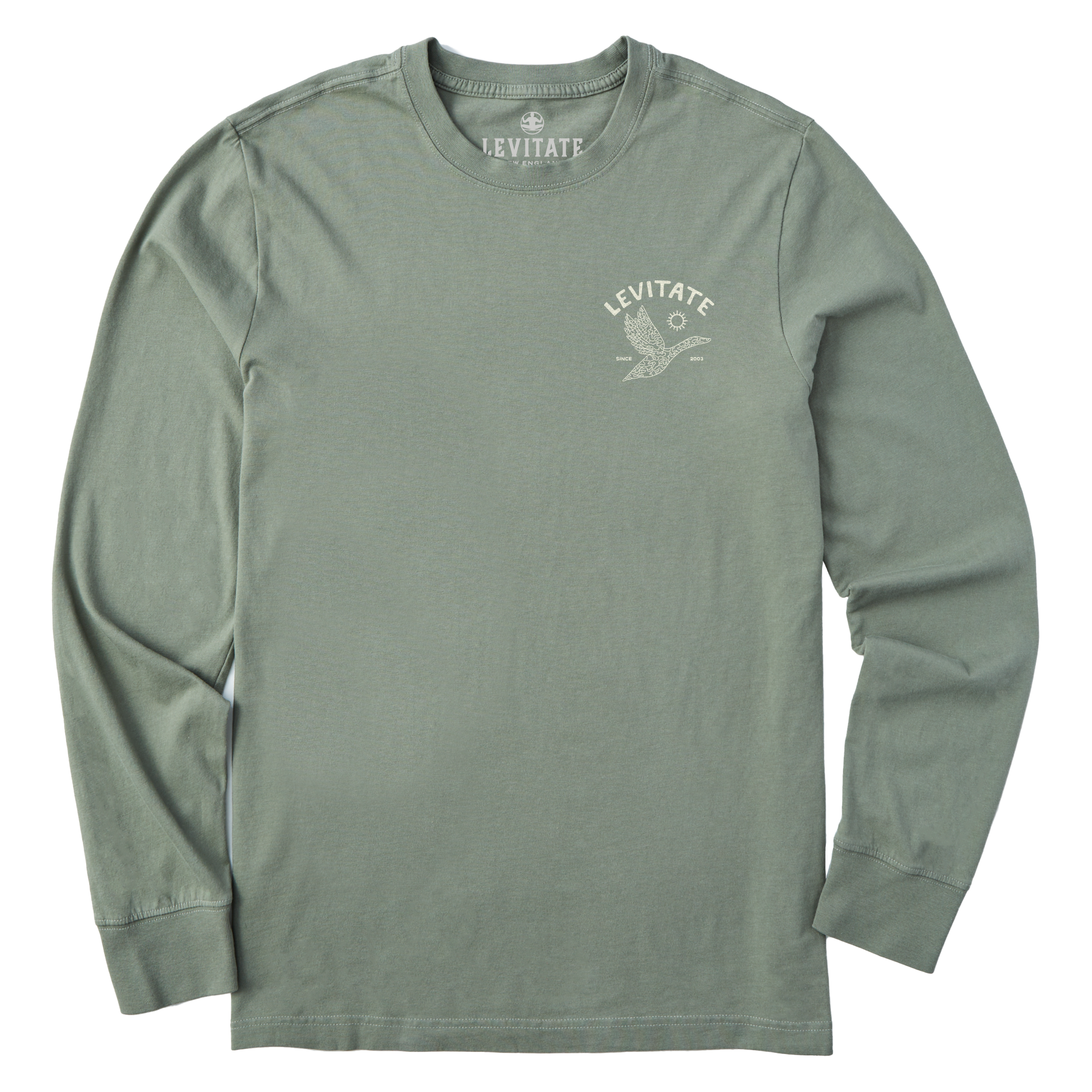 Men's Camo Duck Long Sleeve Premium Tee - Levitate