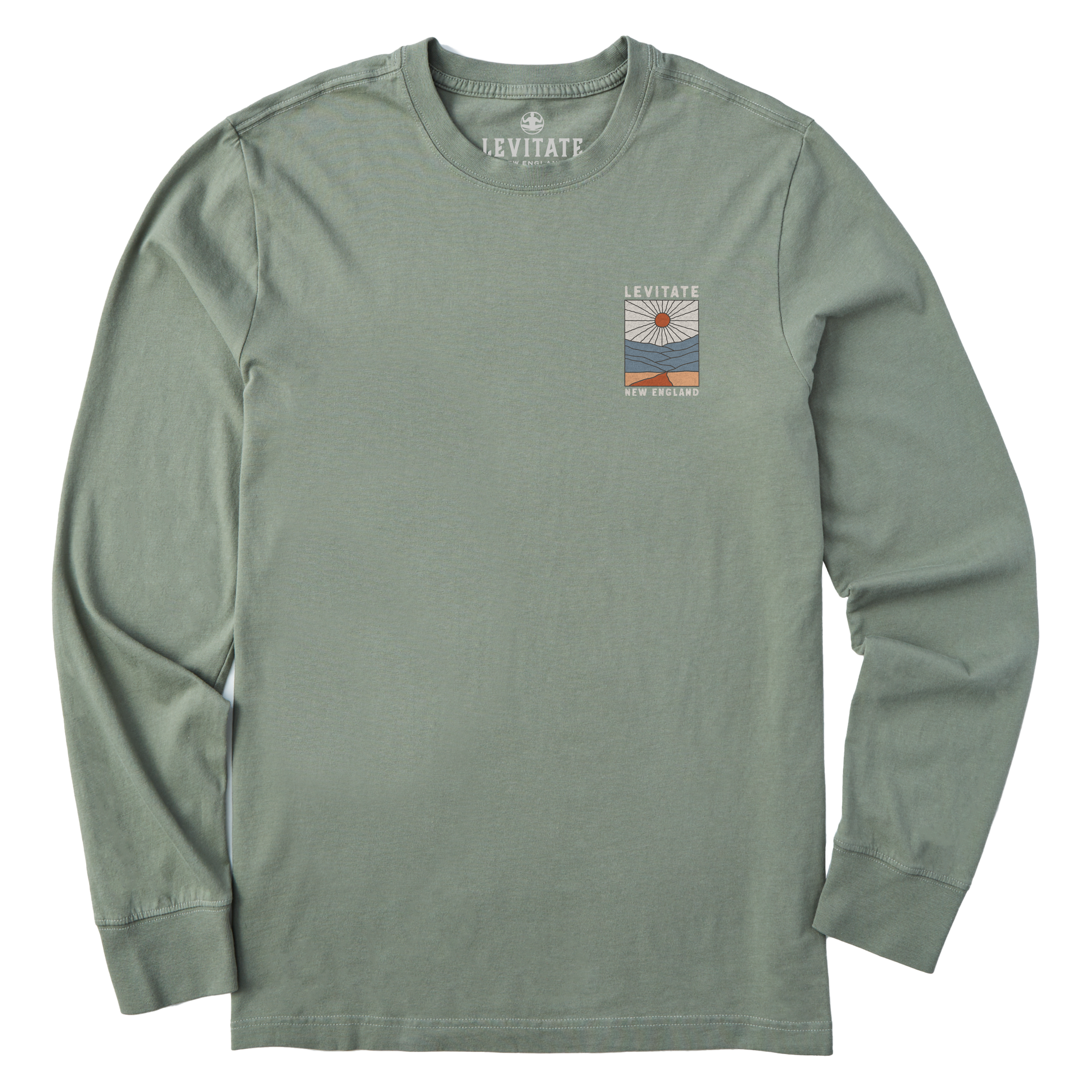 Men's Stainglass Long Sleeve Premium Tee - Levitate