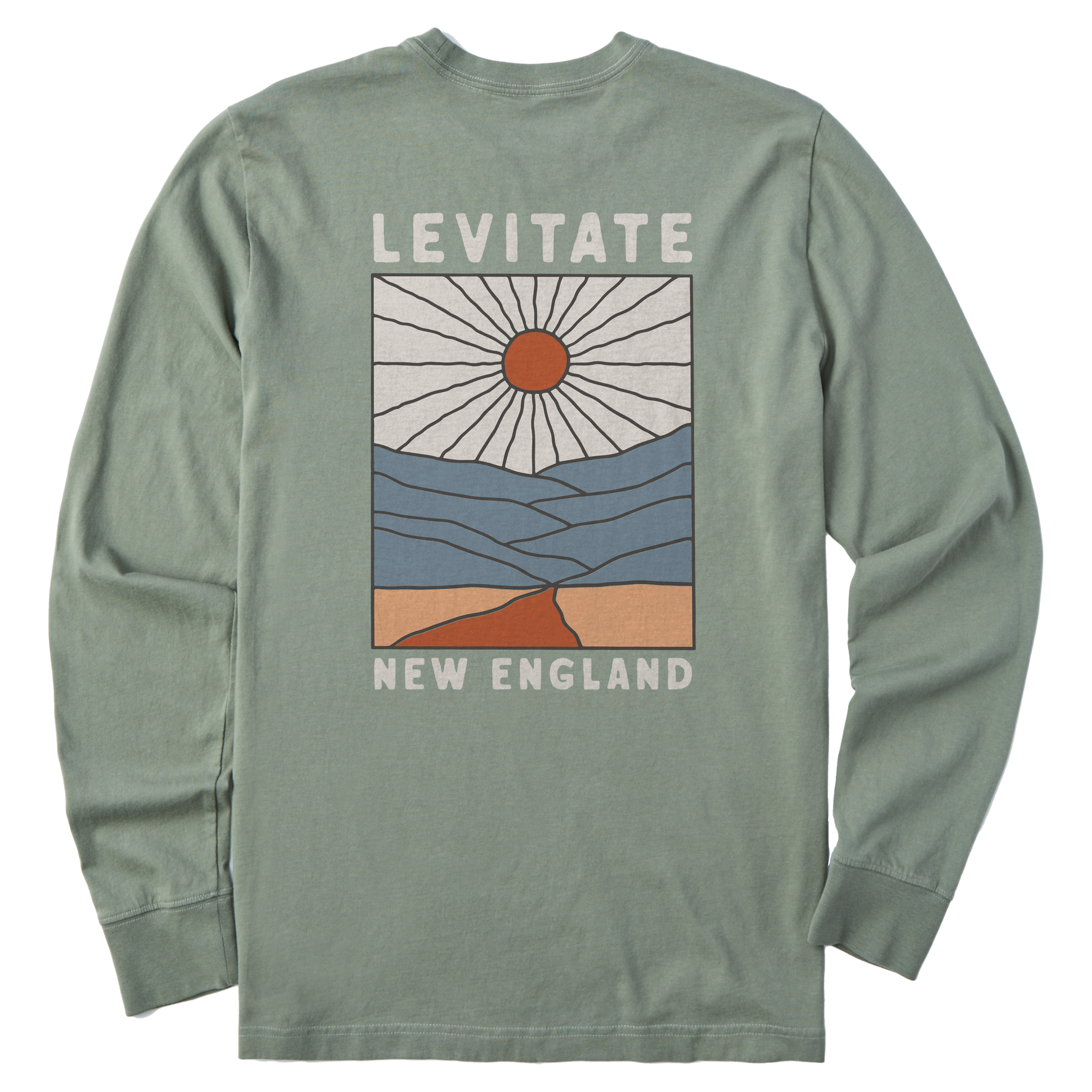 Men's Stainglass Long Sleeve Premium Tee - Levitate