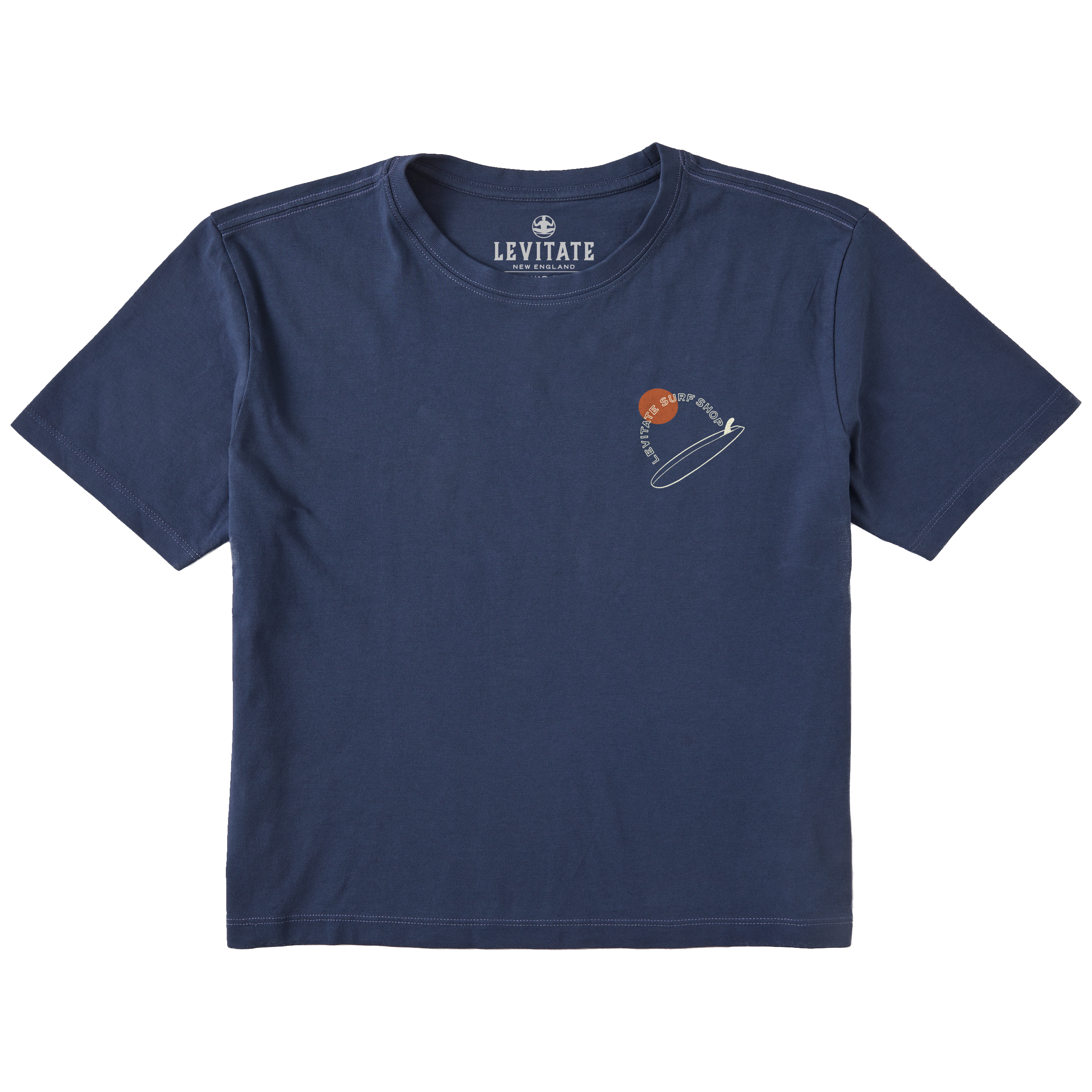 Women's Single Fin Club Short Sleeve Premium Tee - Levitate
