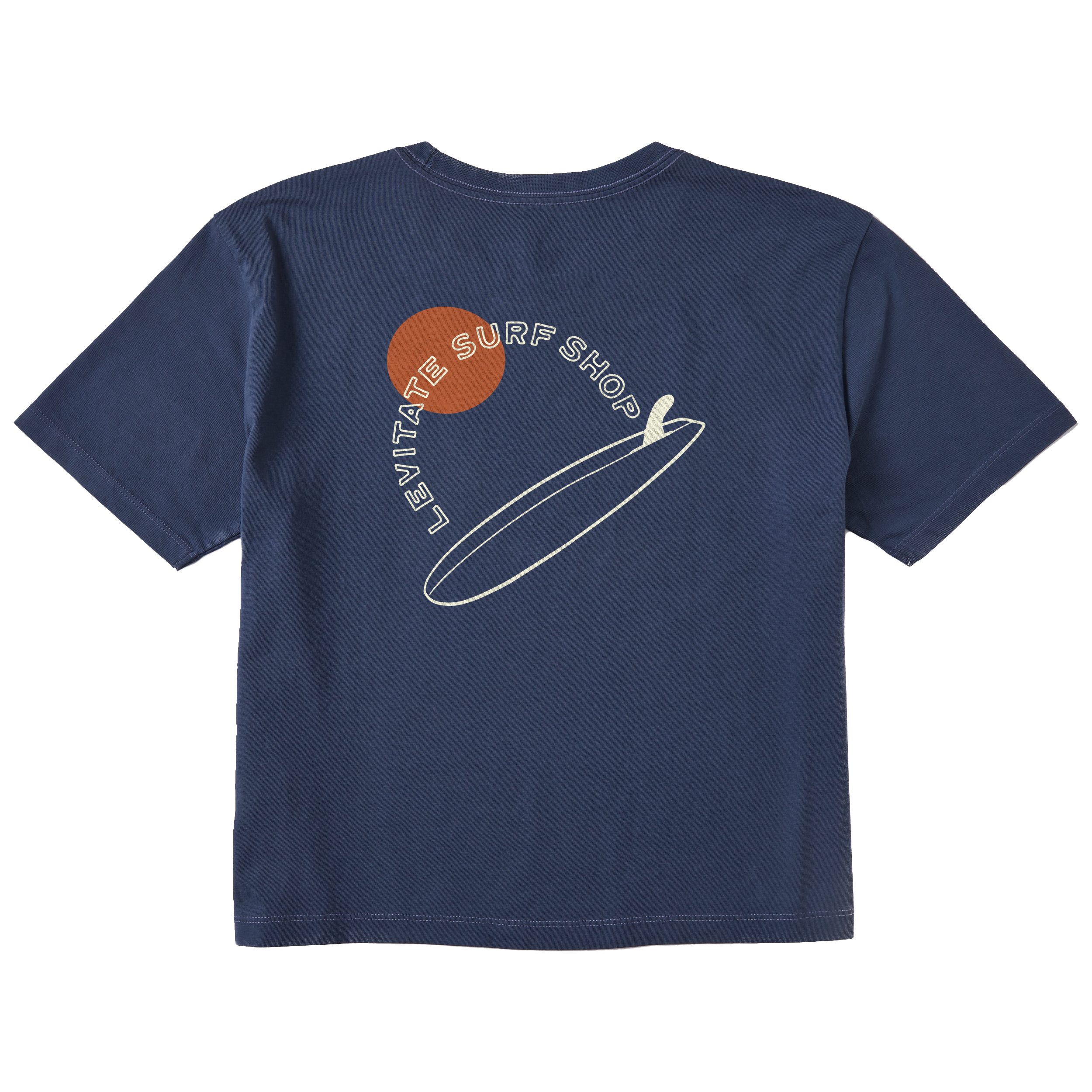 Women's Single Fin Club Short Sleeve Premium Tee - Levitate