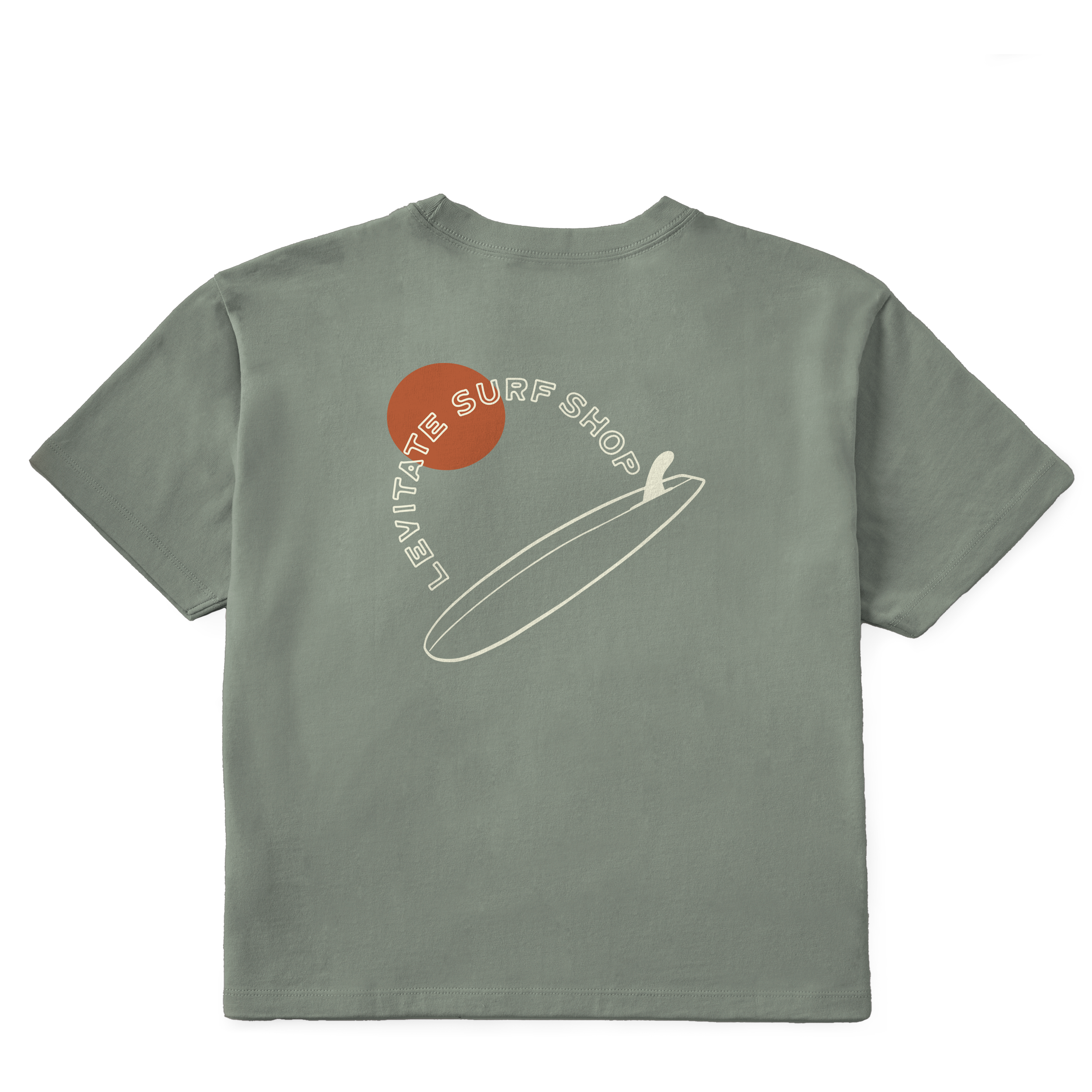 Women's Single Fin Club Short Sleeve Premium Tee - Levitate