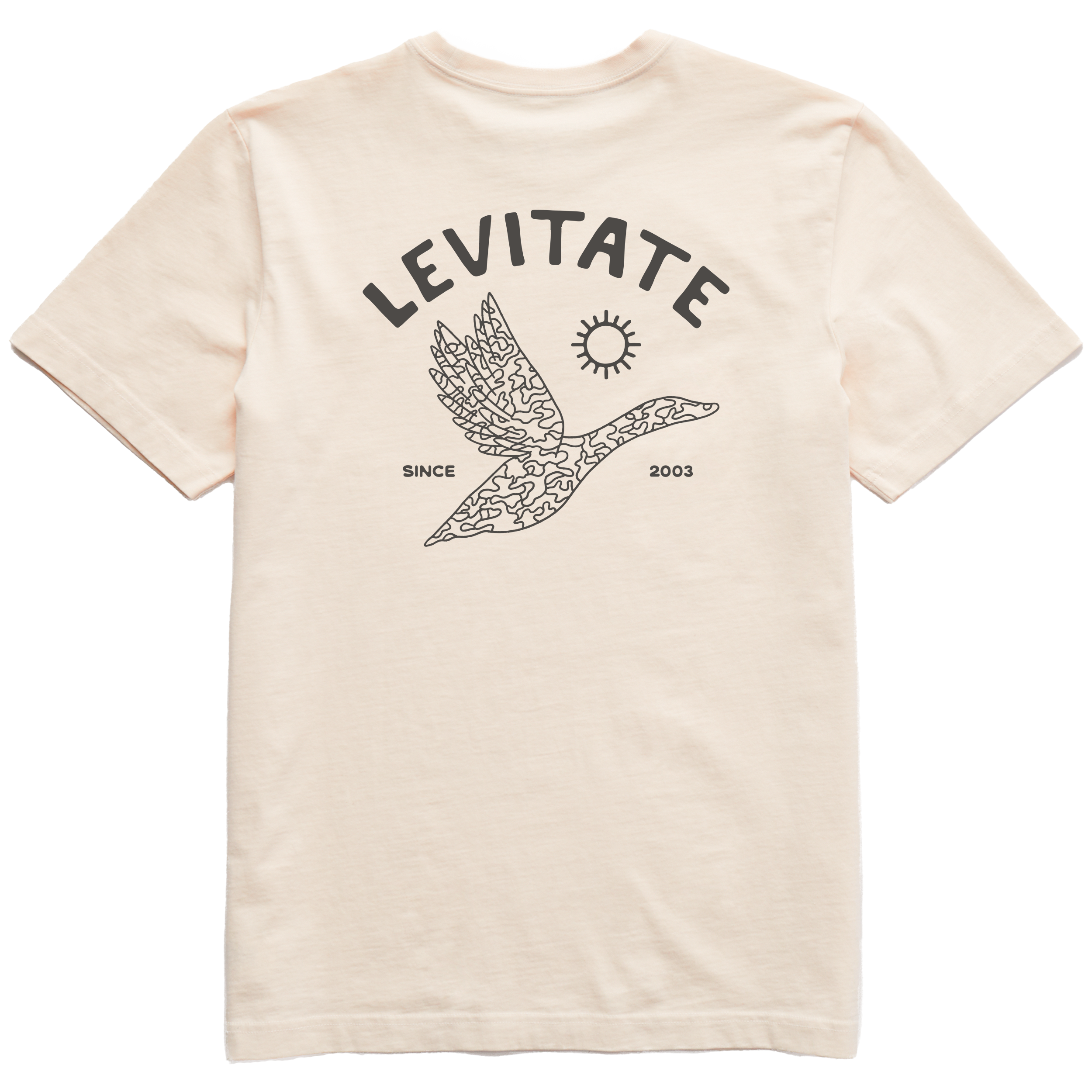 Men's Camo Duck Short Sleeve Premium Tee - Levitate