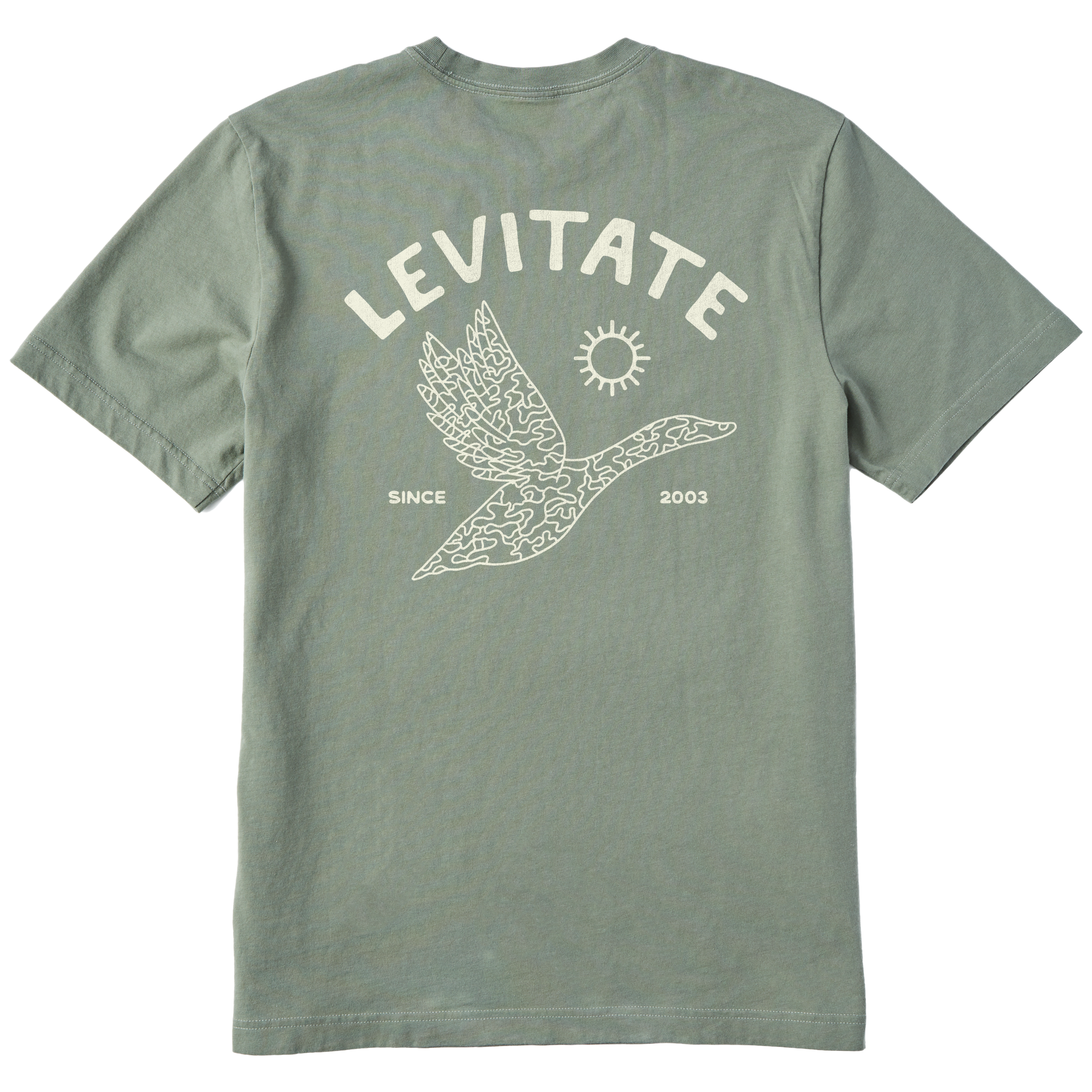 Men's Camo Duck Short Sleeve Premium Tee - Levitate
