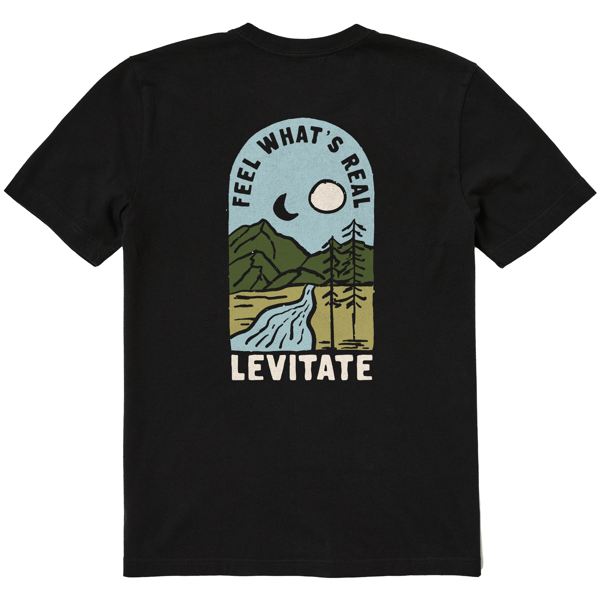 Men's Feel What's Real Short Sleeve Premium Tee - Levitate