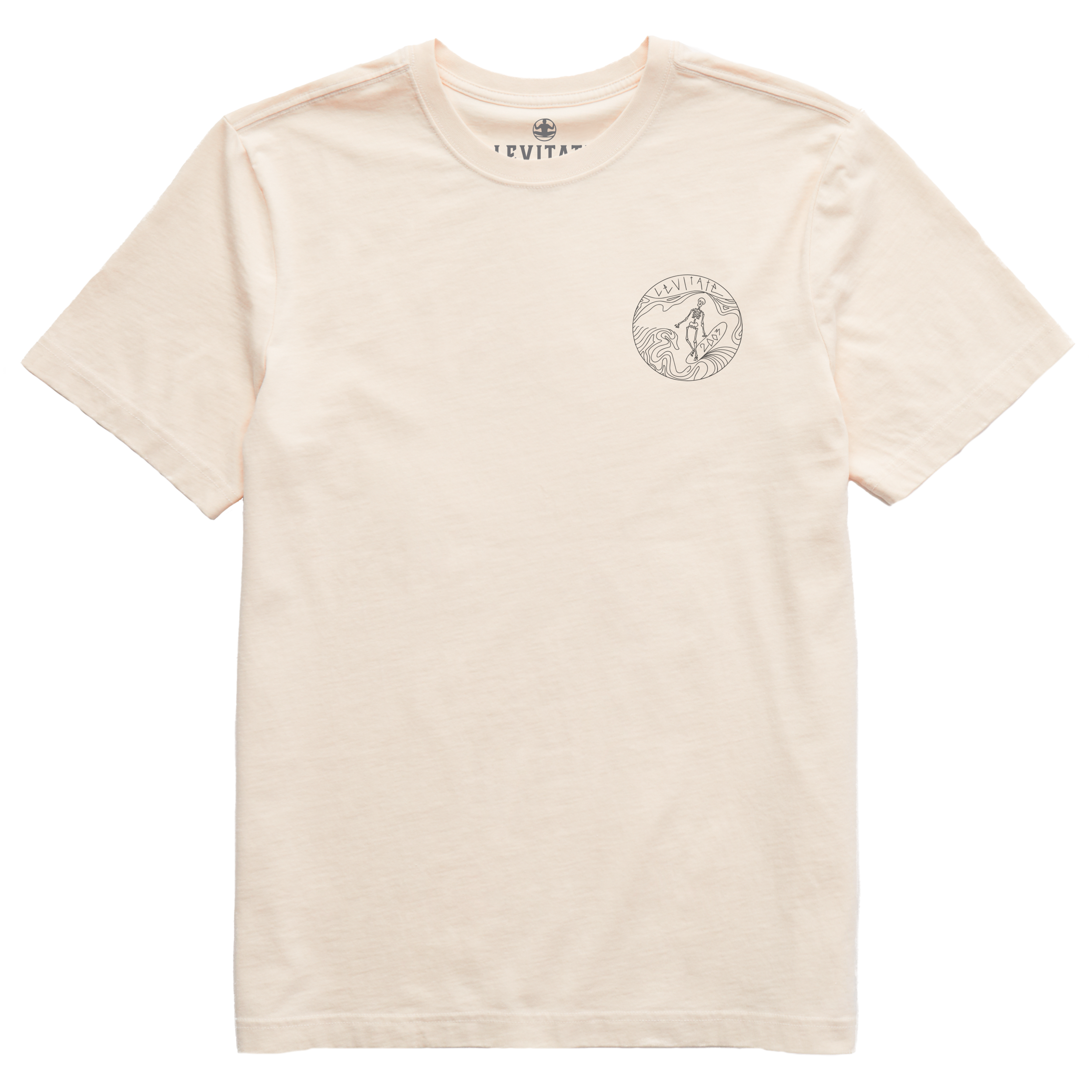Men's Skeleton Surfer Short Sleeve Premium Tee - Levitate