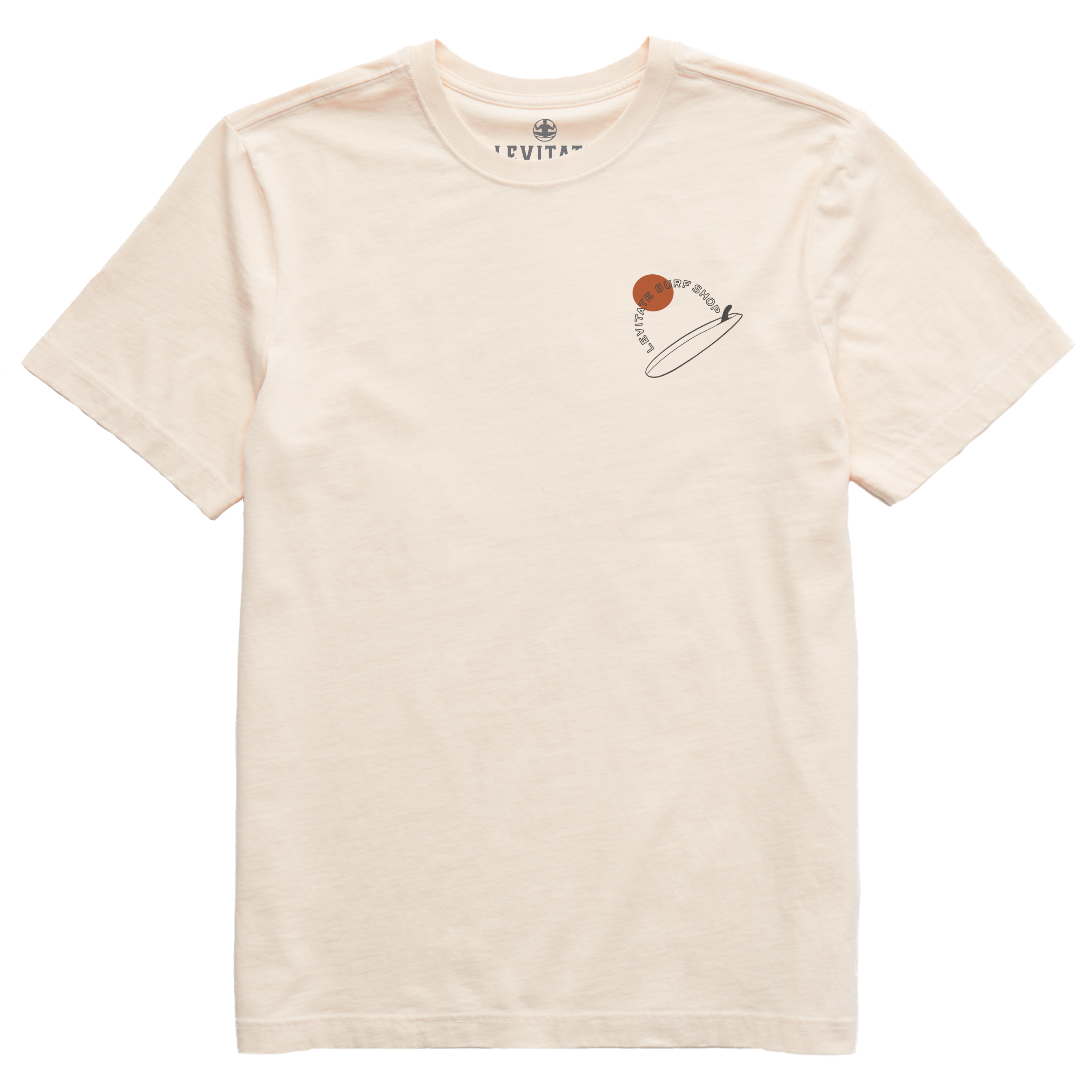 Men's Single Fin Club Short Sleeve Premium Tee - Levitate