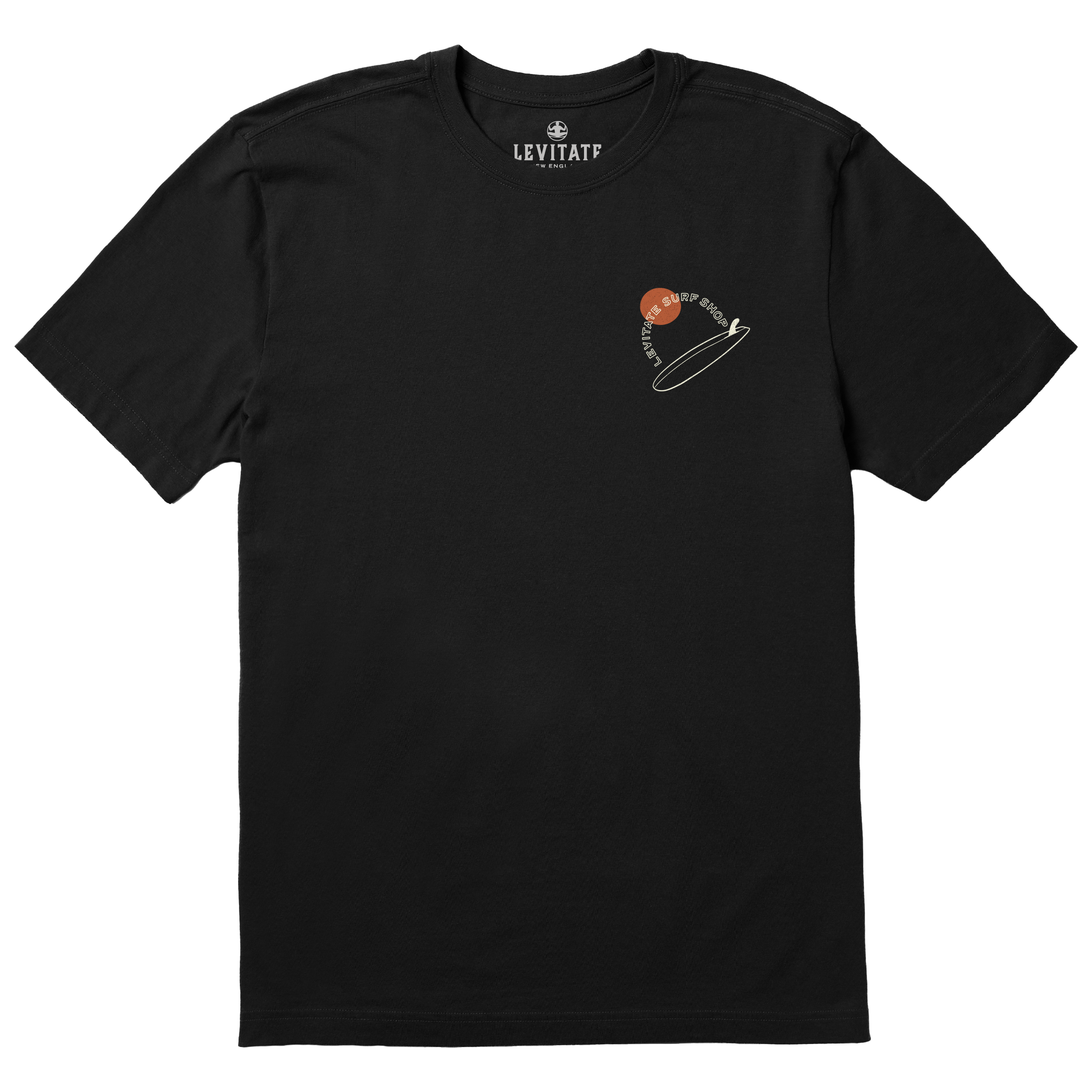 Men's Single Fin Club Short Sleeve Premium Tee - Levitate