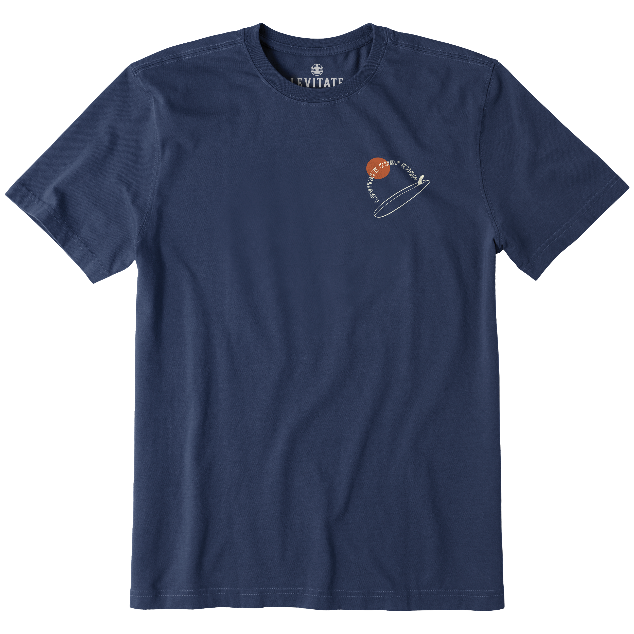 Men's Single Fin Club Short Sleeve Premium Tee - Levitate