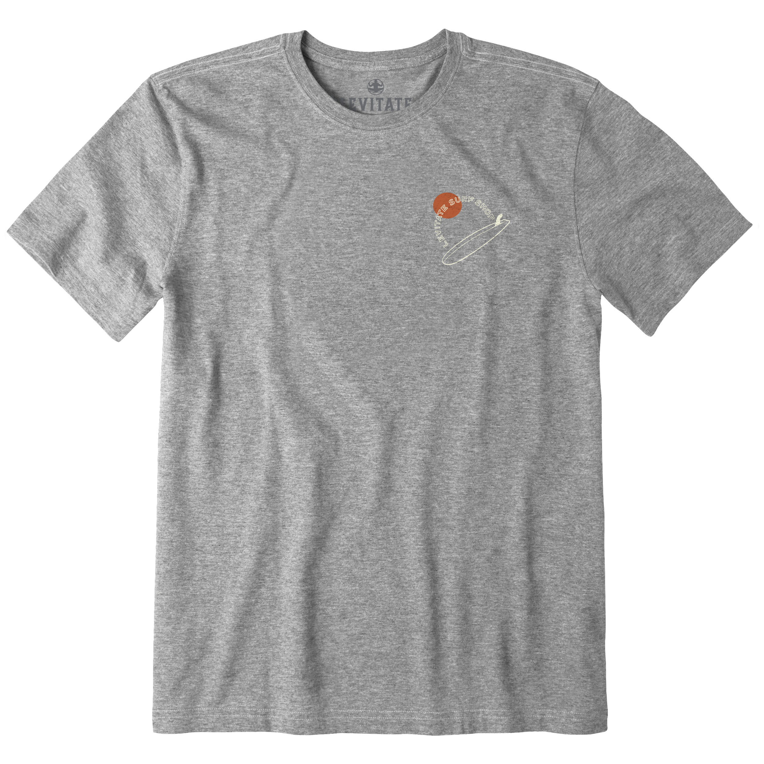 Men's Single Fin Club Short Sleeve Premium Tee - Levitate