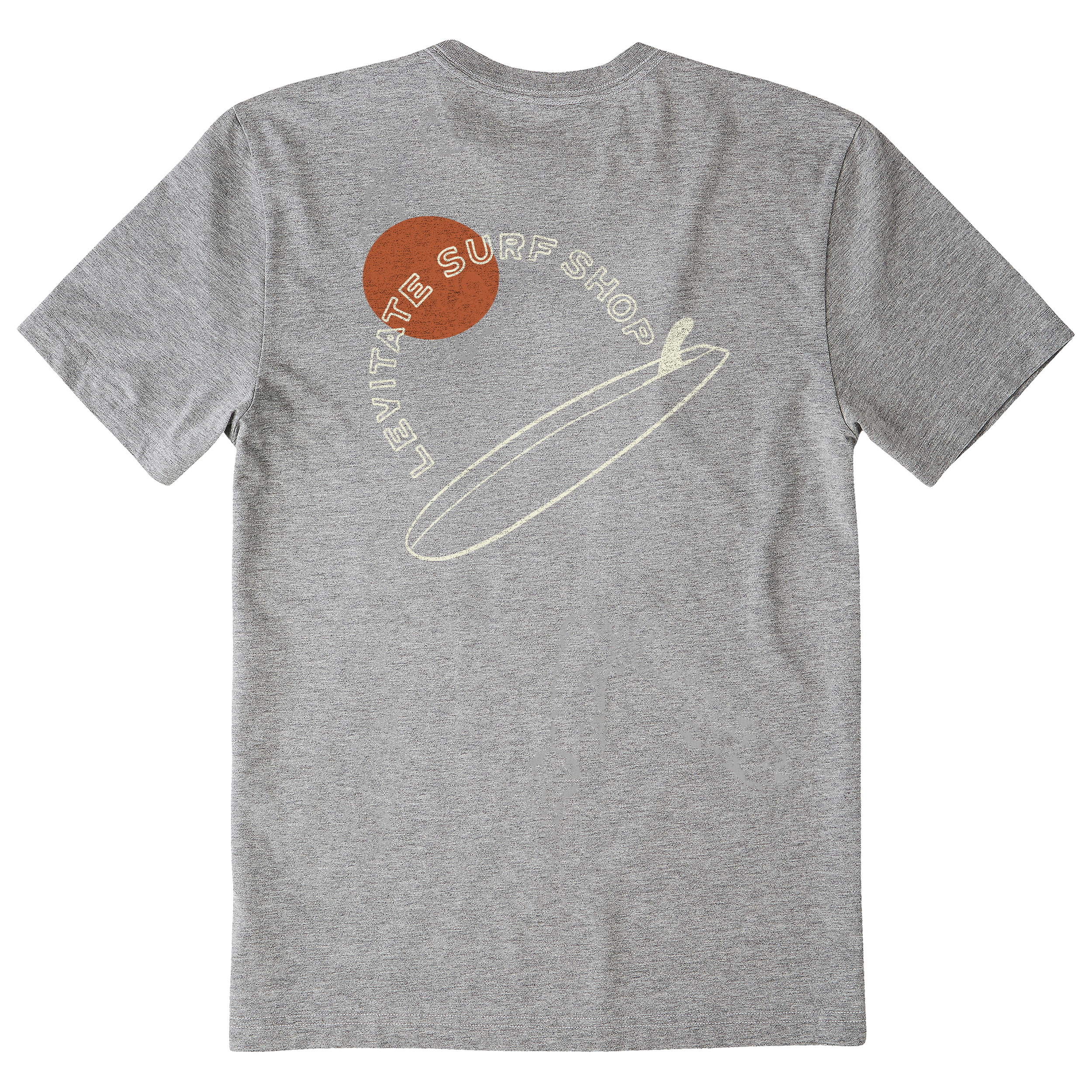 Men's Single Fin Club Short Sleeve Premium Tee - Levitate