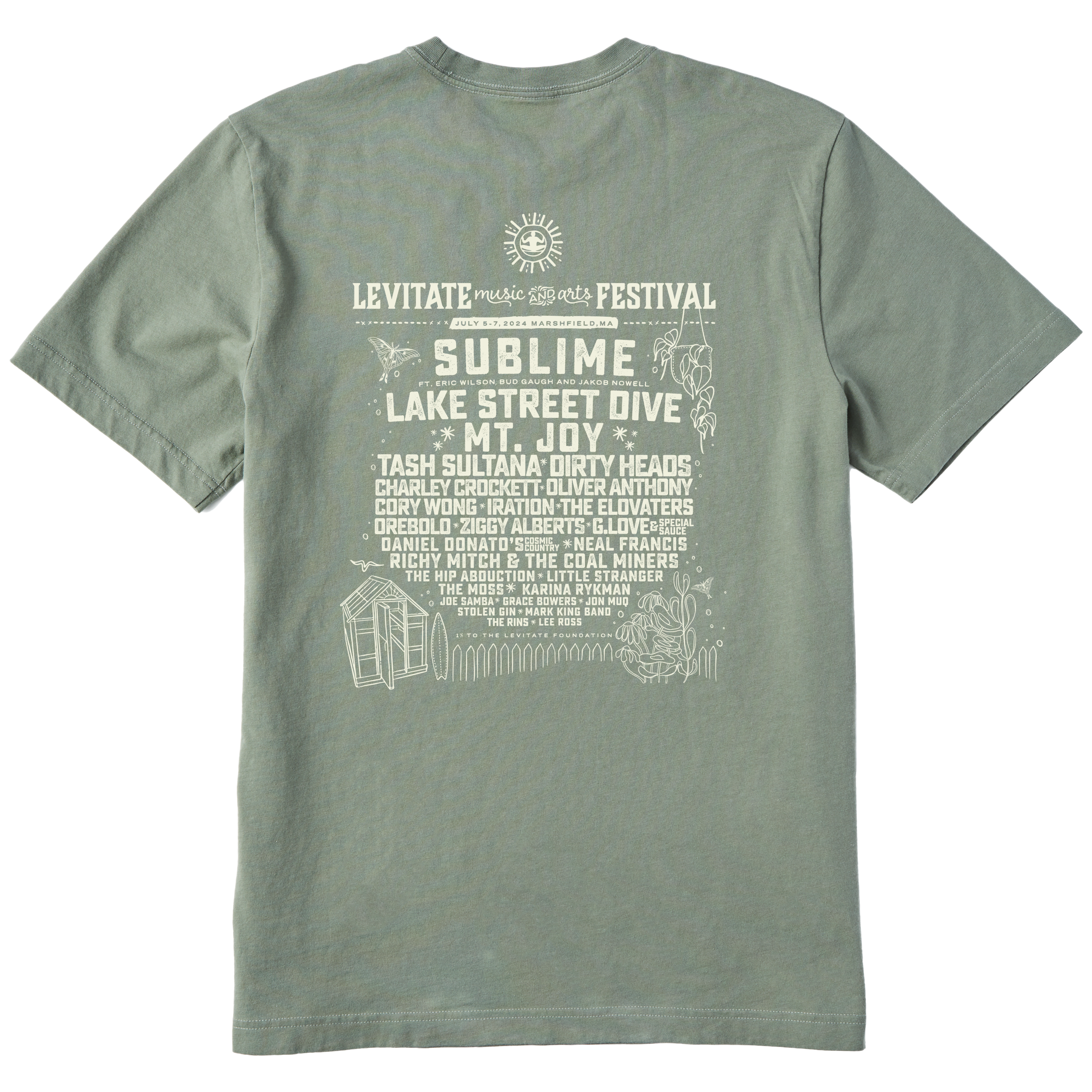 Men's LMF Line Up 24 Short Sleeve Premium Tee - Levitate