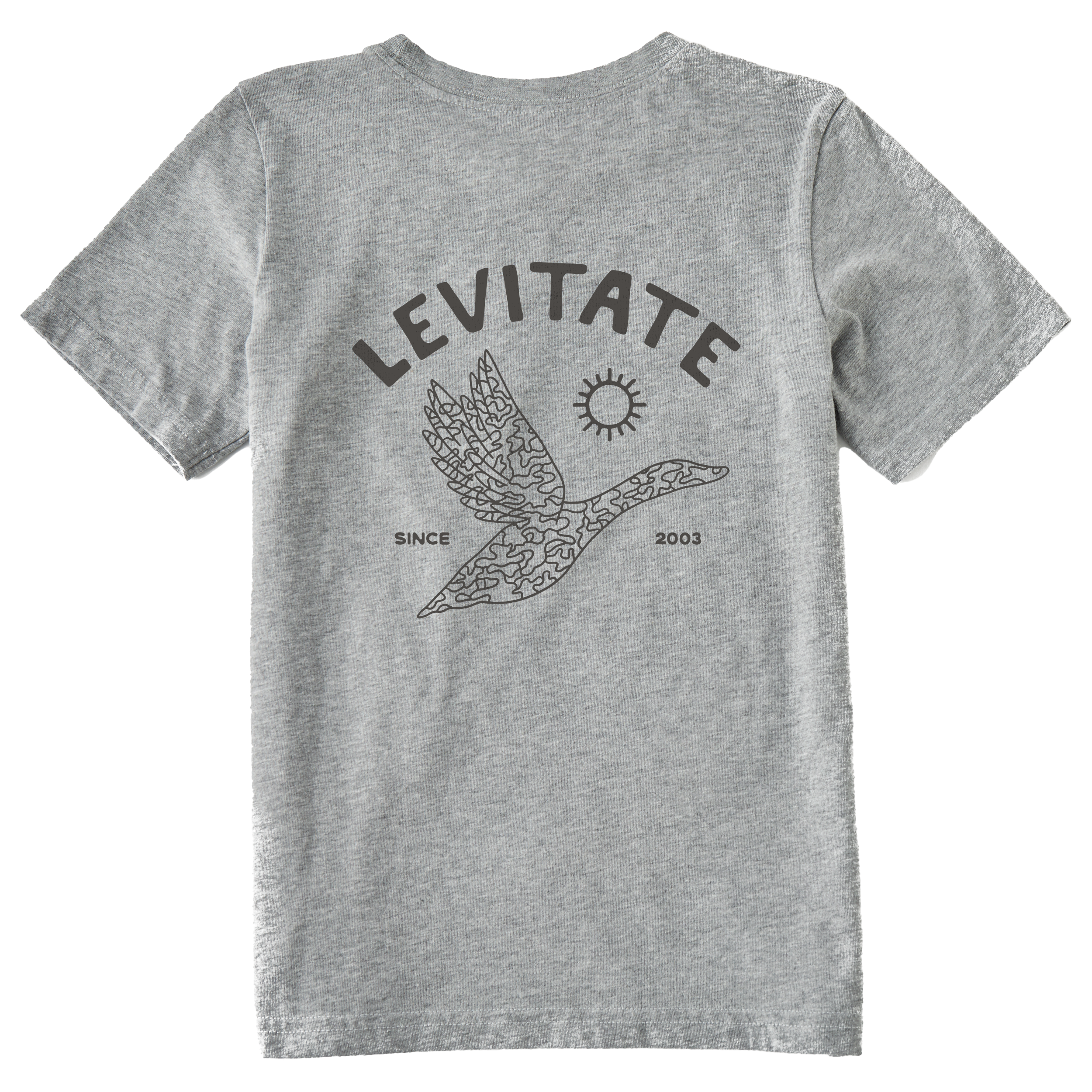 Kid's Camo Duck Short Sleeve Premium Tee - Levitate