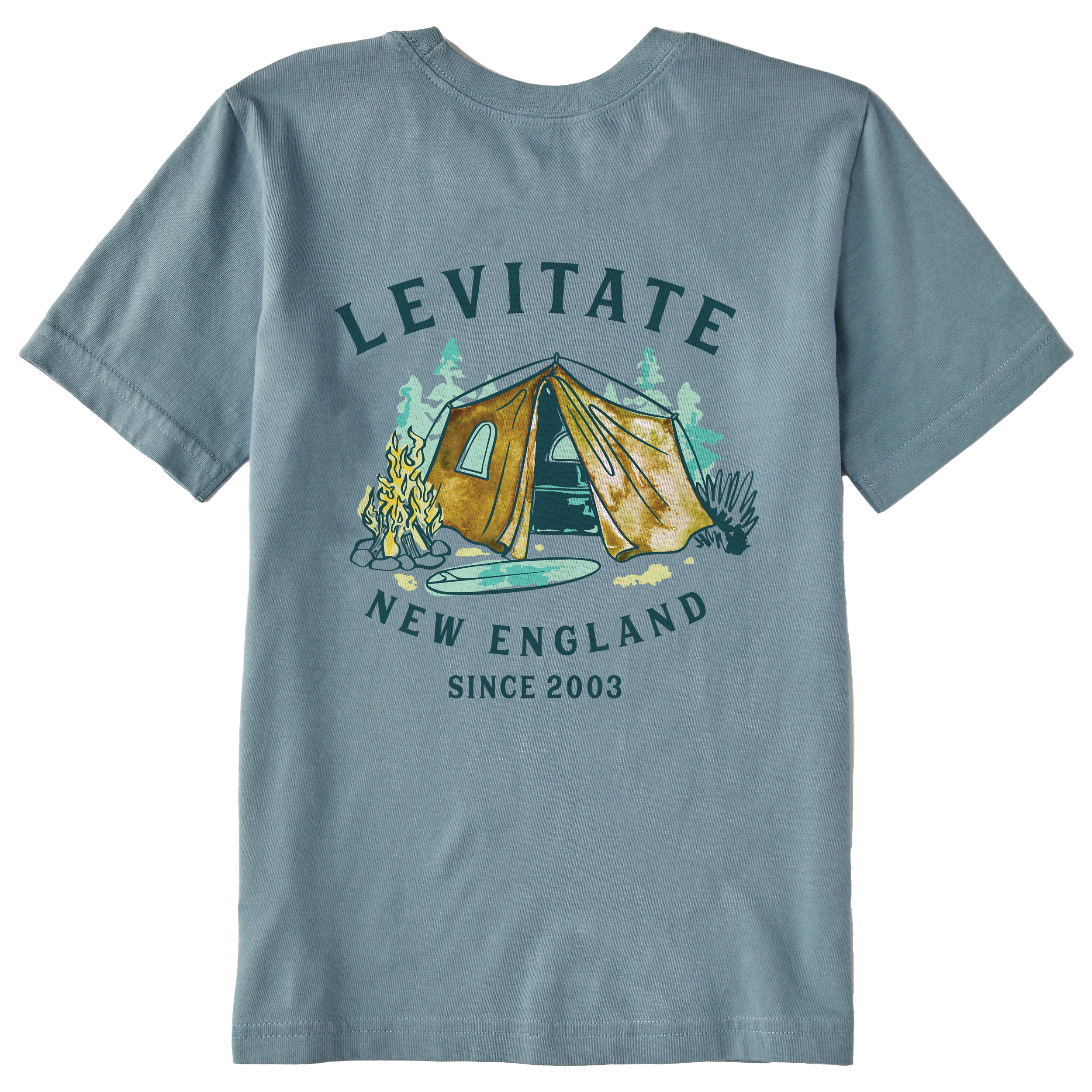 Kid's Trippy Camp Short Sleeve Premium Tee - Levitate