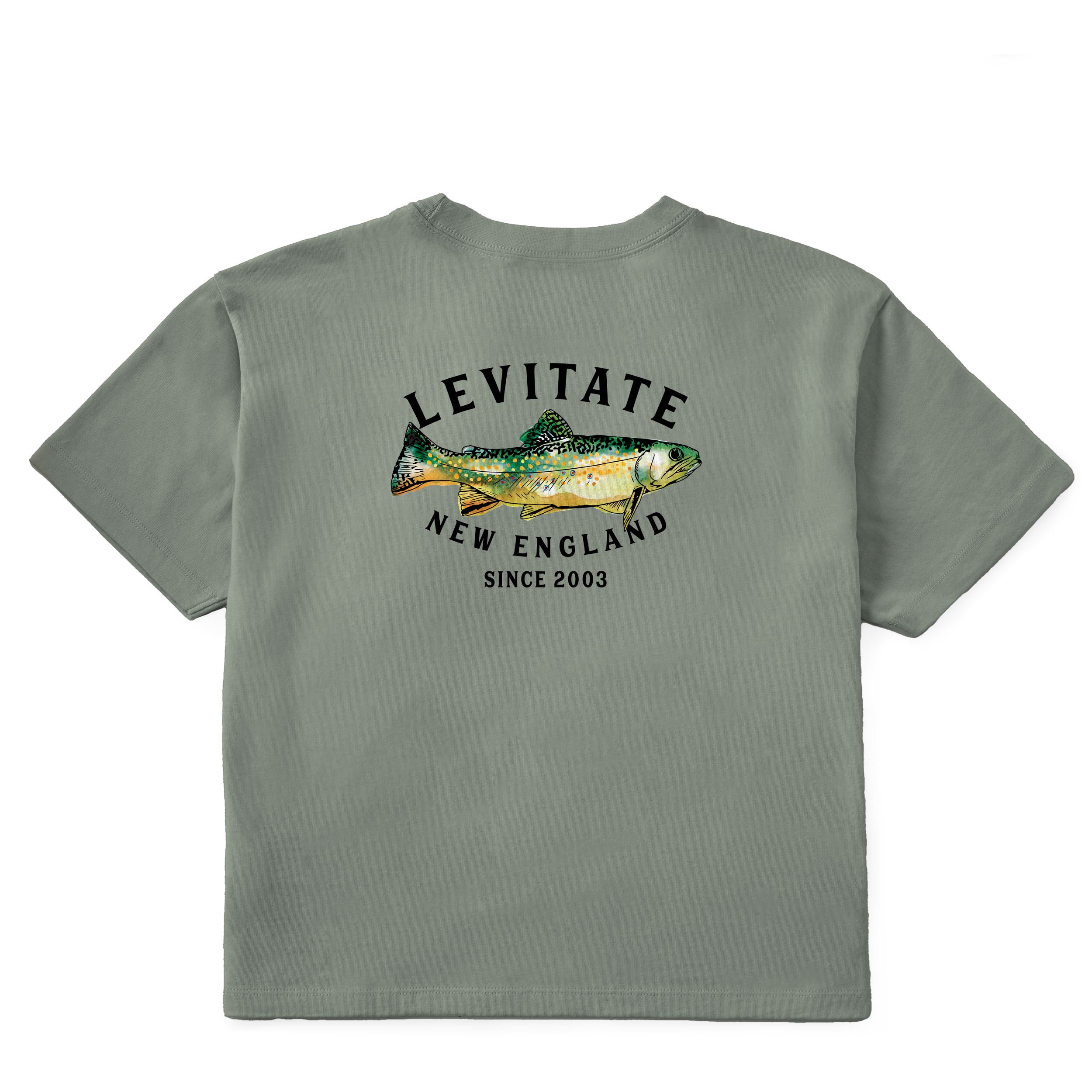 Women's Trippy Trout Short Sleeve Premium Tee - Levitate