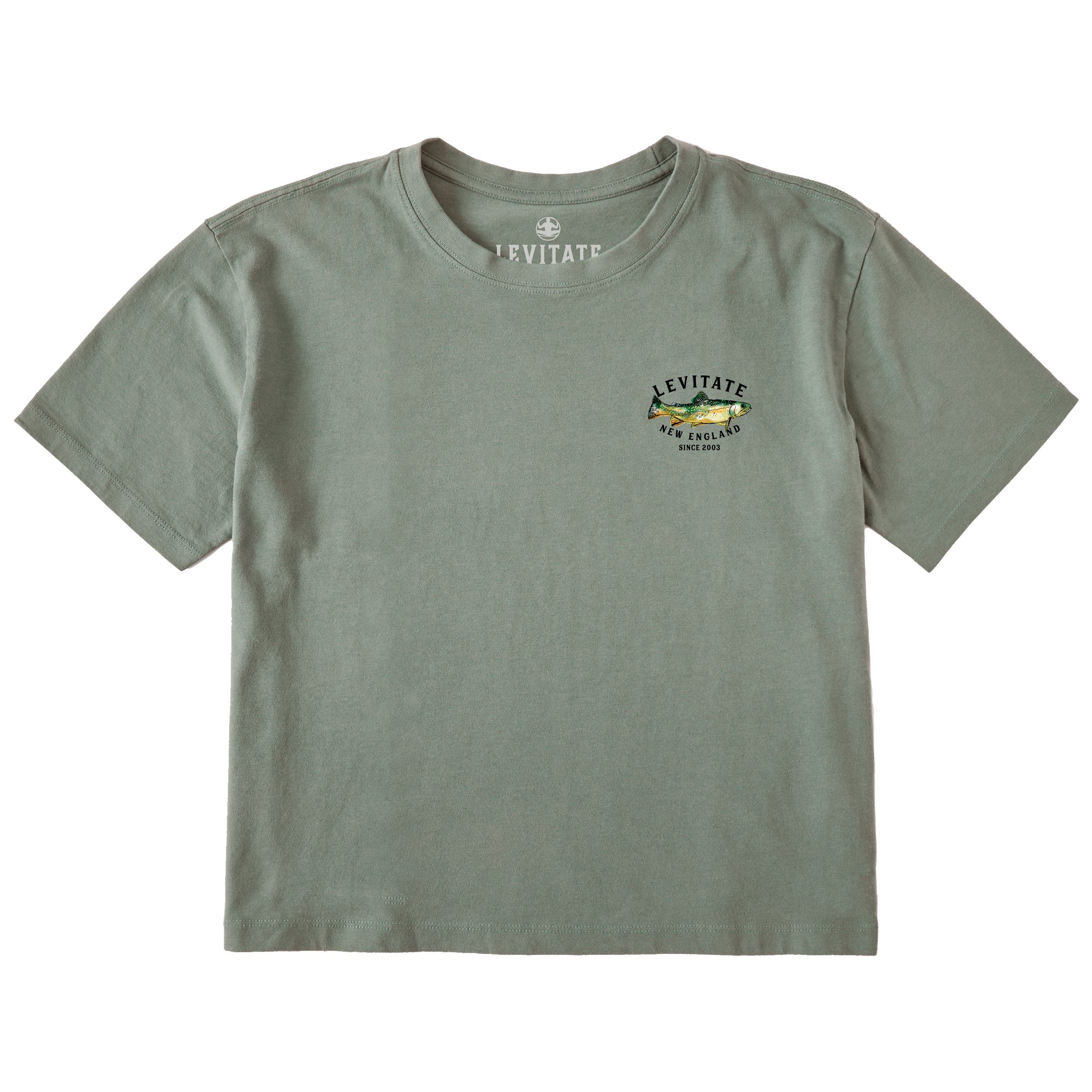 Women's Trippy Trout Short Sleeve Premium Tee - Levitate