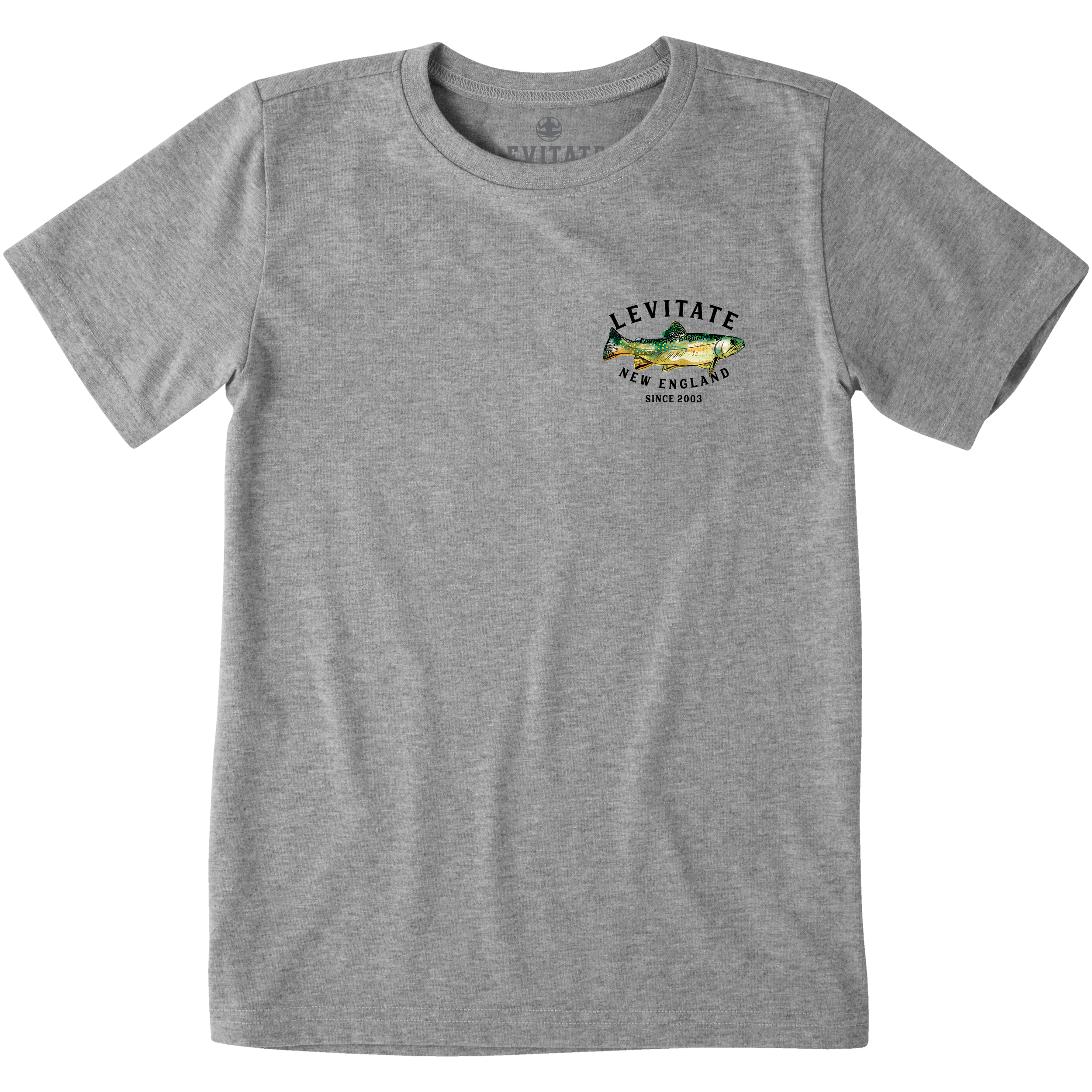 Kid's Trippy Trout Short Sleeve Premium Tee - Levitate