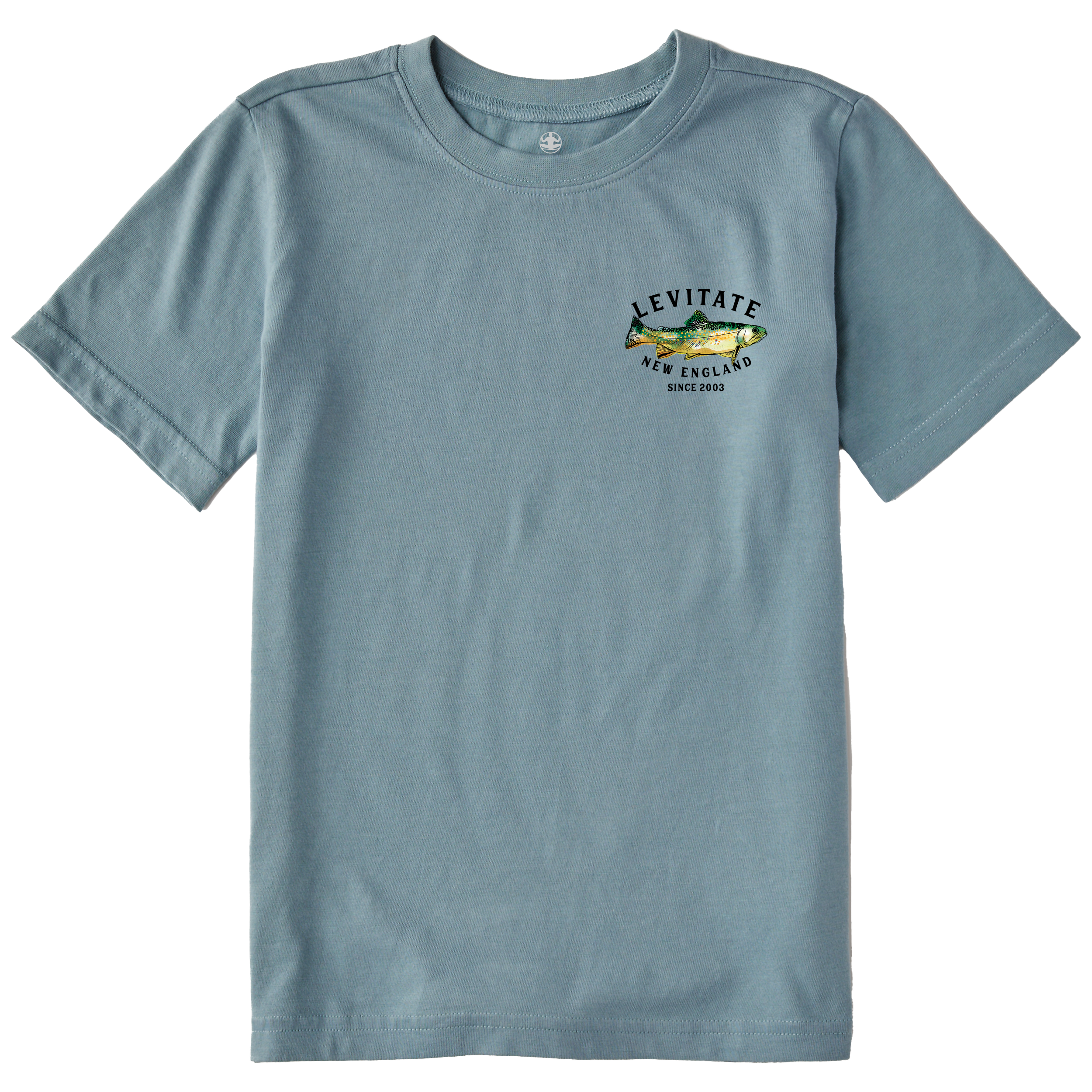 Kid's Trippy Trout Short Sleeve Premium Tee - Levitate