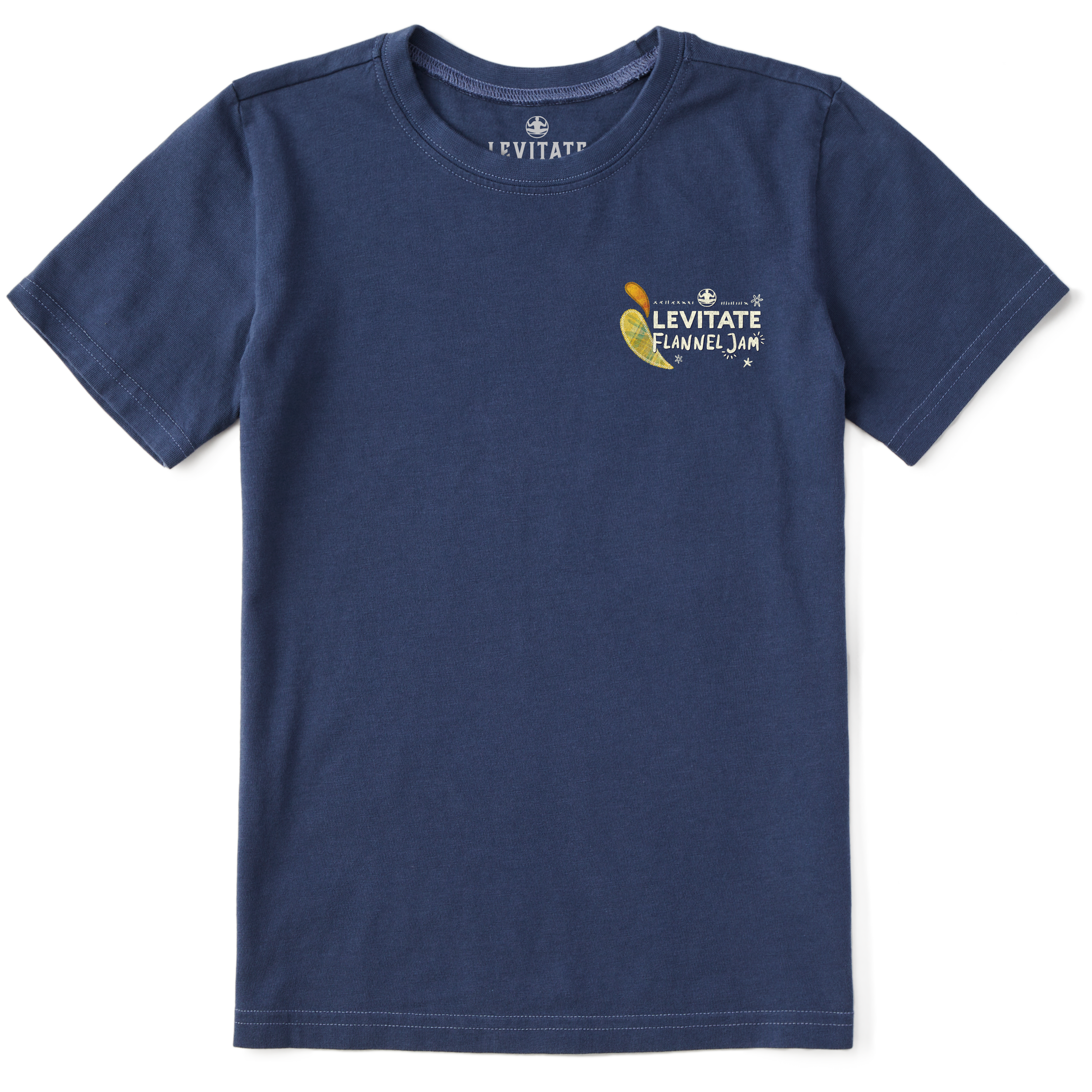 Kids Flannel Jam 24 Lineup Short Sleeve Premium Tee - Levitate